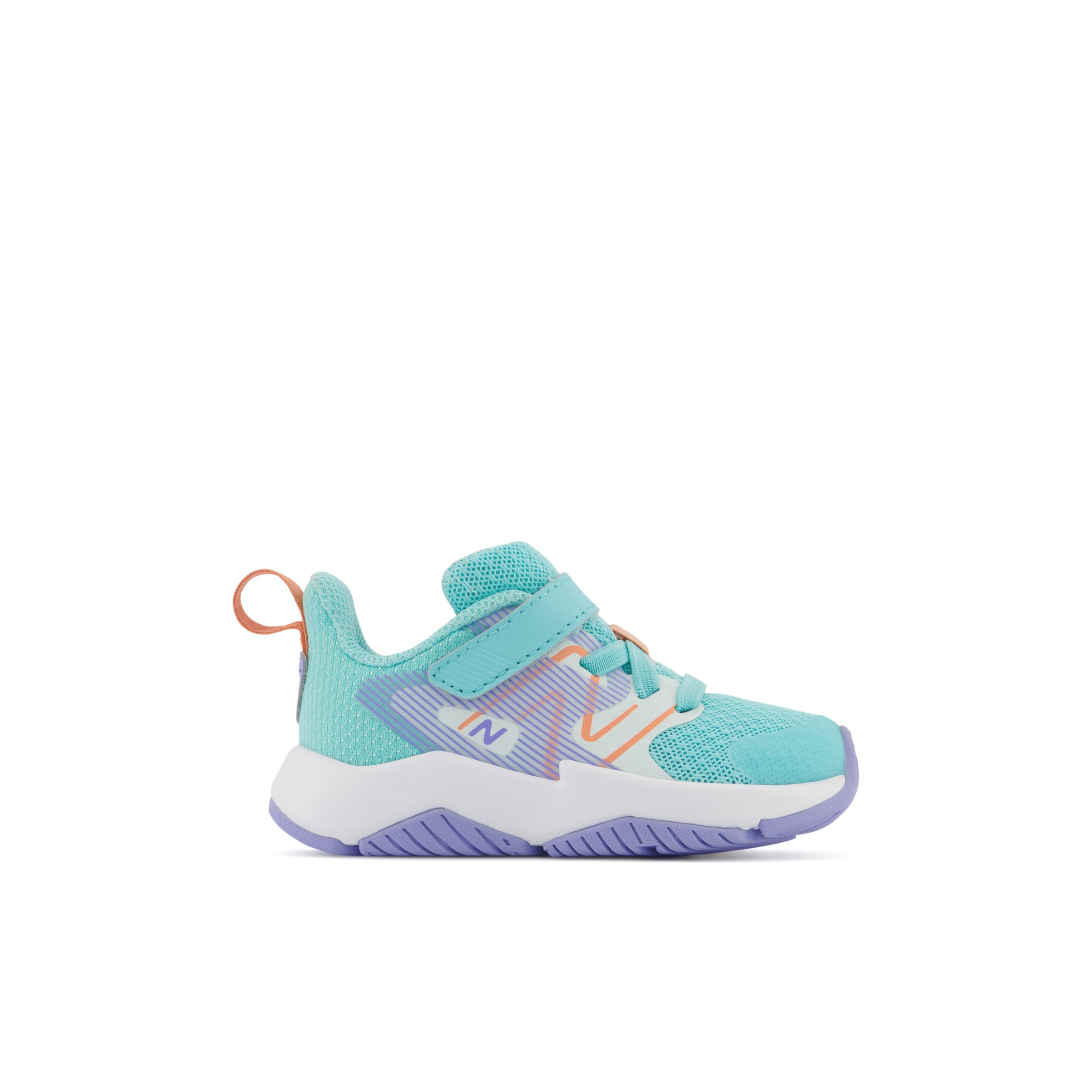 

New Balance Kids' Rave Run v2 Bungee Lace with Top Strap Blue/Orange/Purple - Blue/Orange/Purple