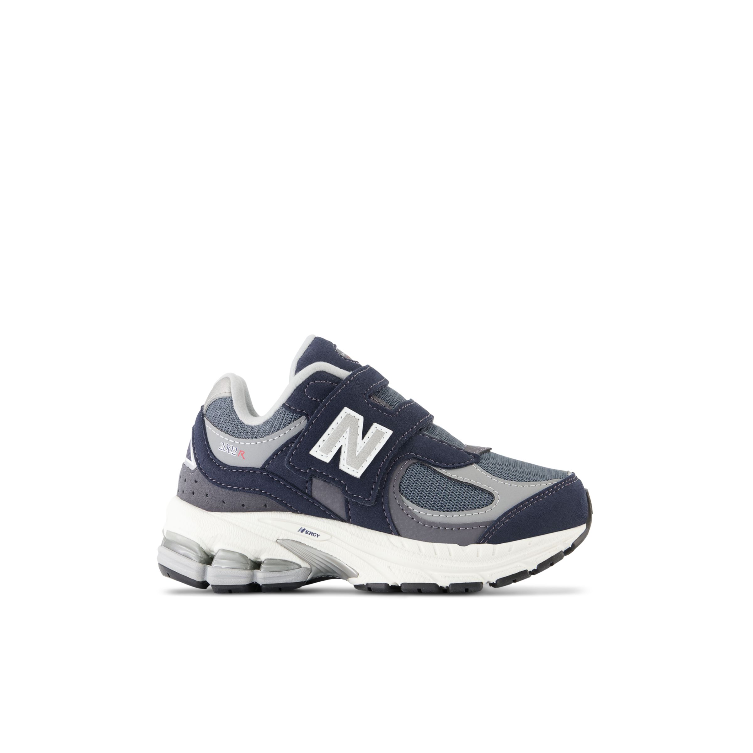 

New Balance Enfant 2002 Hook & Loop en Bleu/Gris, Leather, Taille 27.5