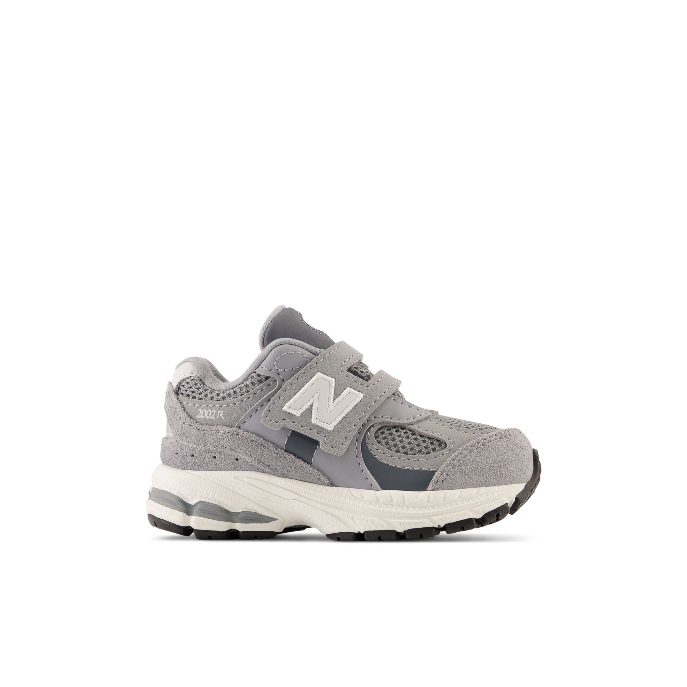 New Balance Enfant 2002 Hook & Loop en Gris, Cuir, Taille 26
