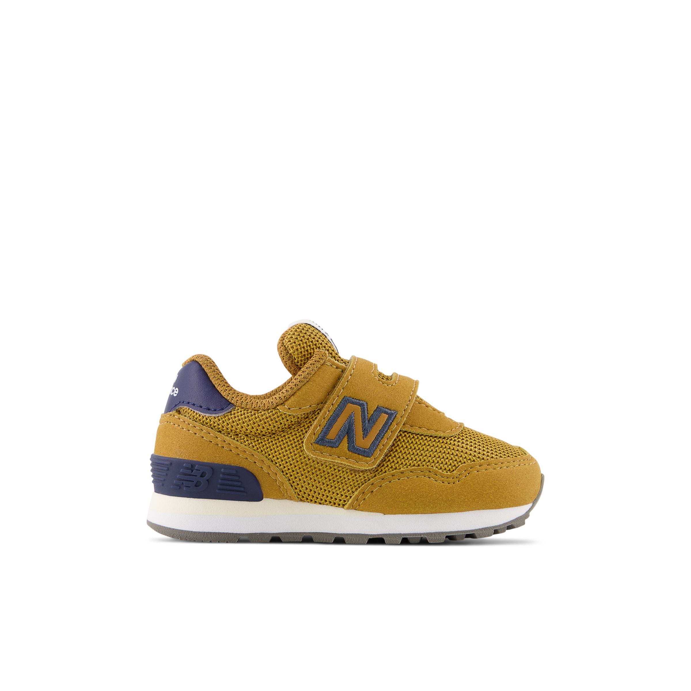 New Balance  Barn 515 Hook & Loop i Brown/Blue Synthetic, Storlek 17