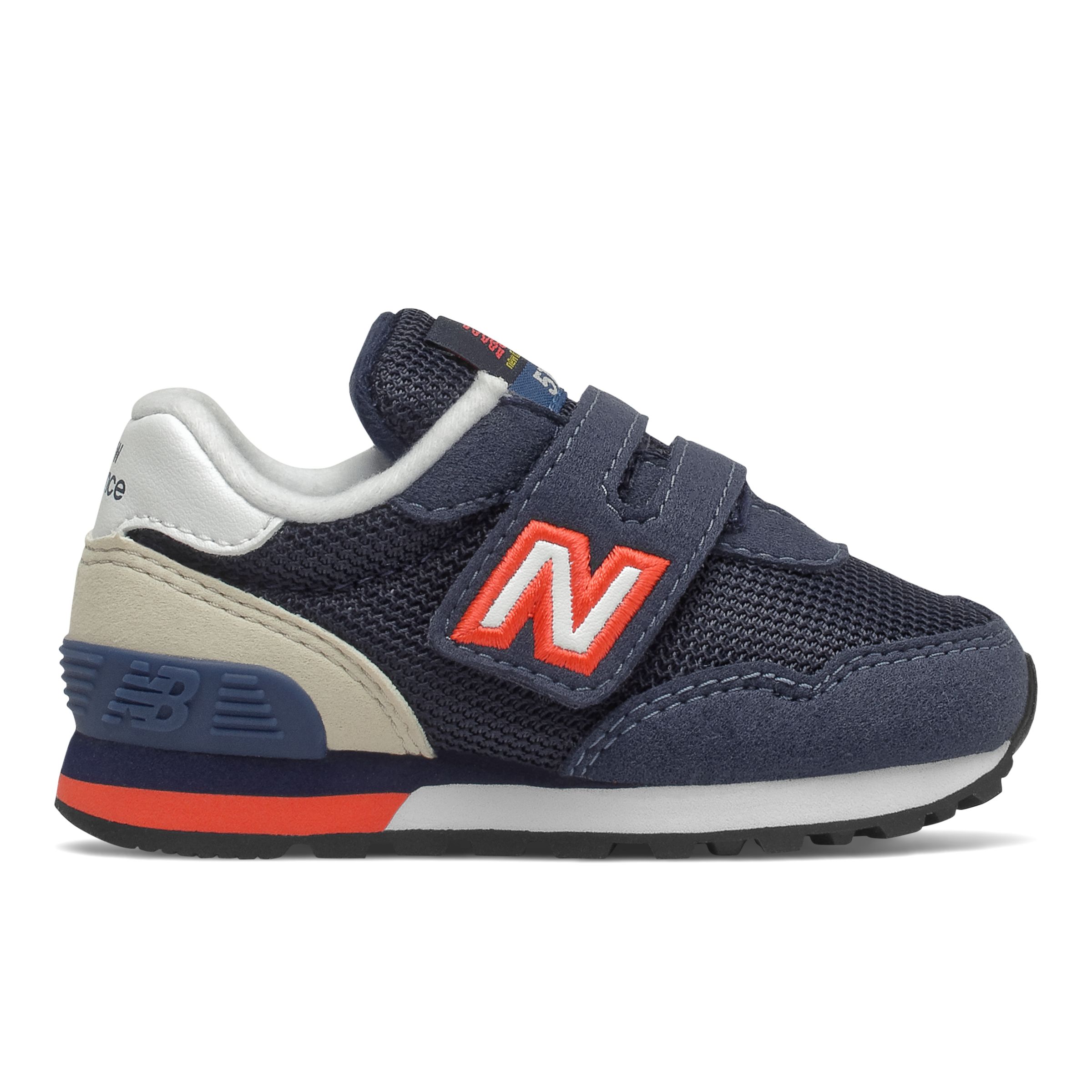 New Balance  Barn 515 Classic i Blue/Red Synthetic, Storlek 18.5