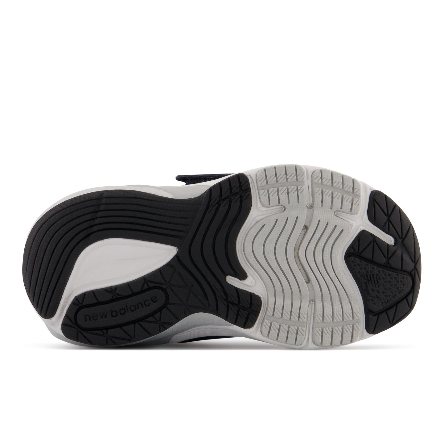 Детские кроссовки New Balance FuelCell 990v6 Hook & Loop, цвет: Тёмно-синий / Серебристый — фото 5