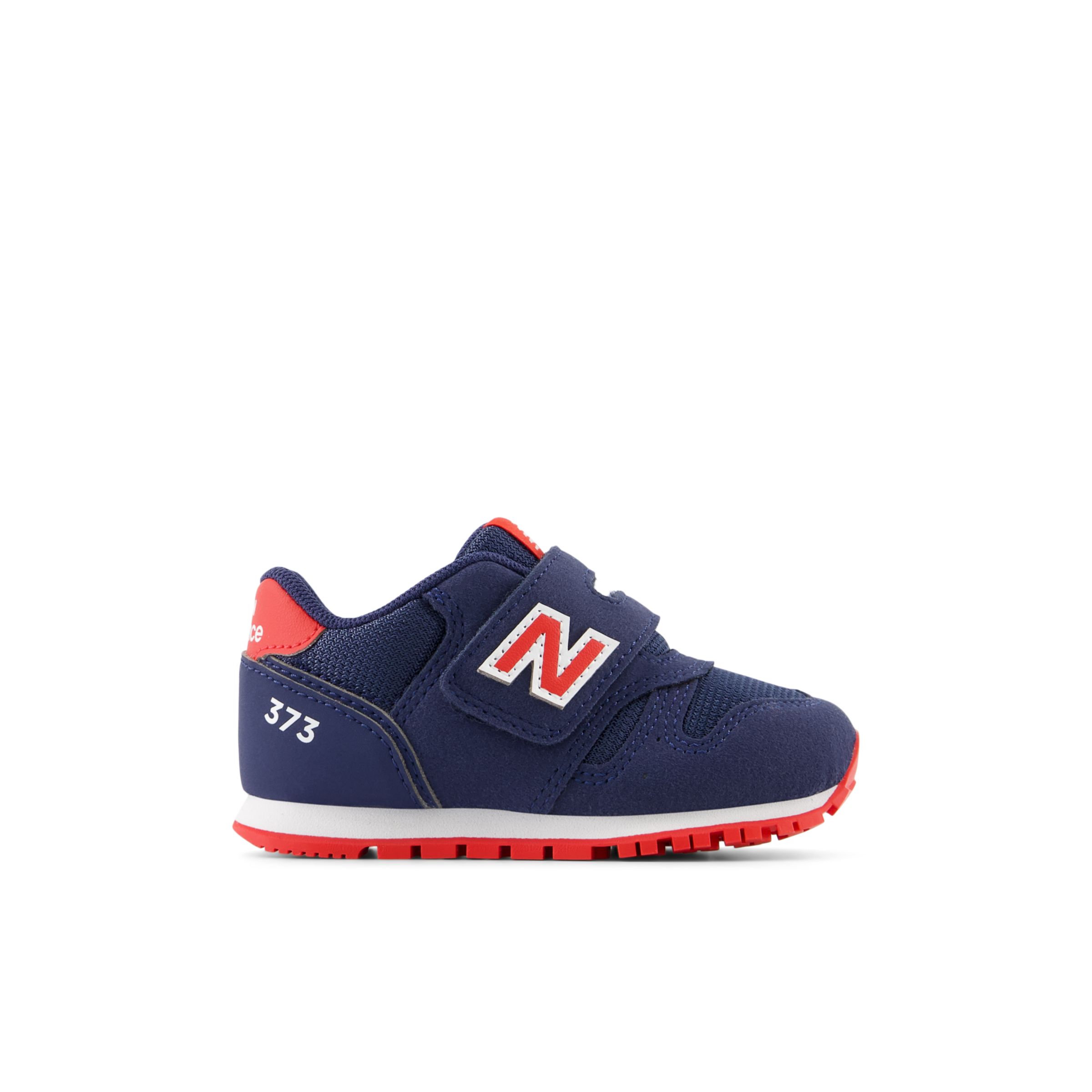 New Balance Kids' 373 Hook and Loop en Bleu/Rouge, Synthetic, Taille 27.5