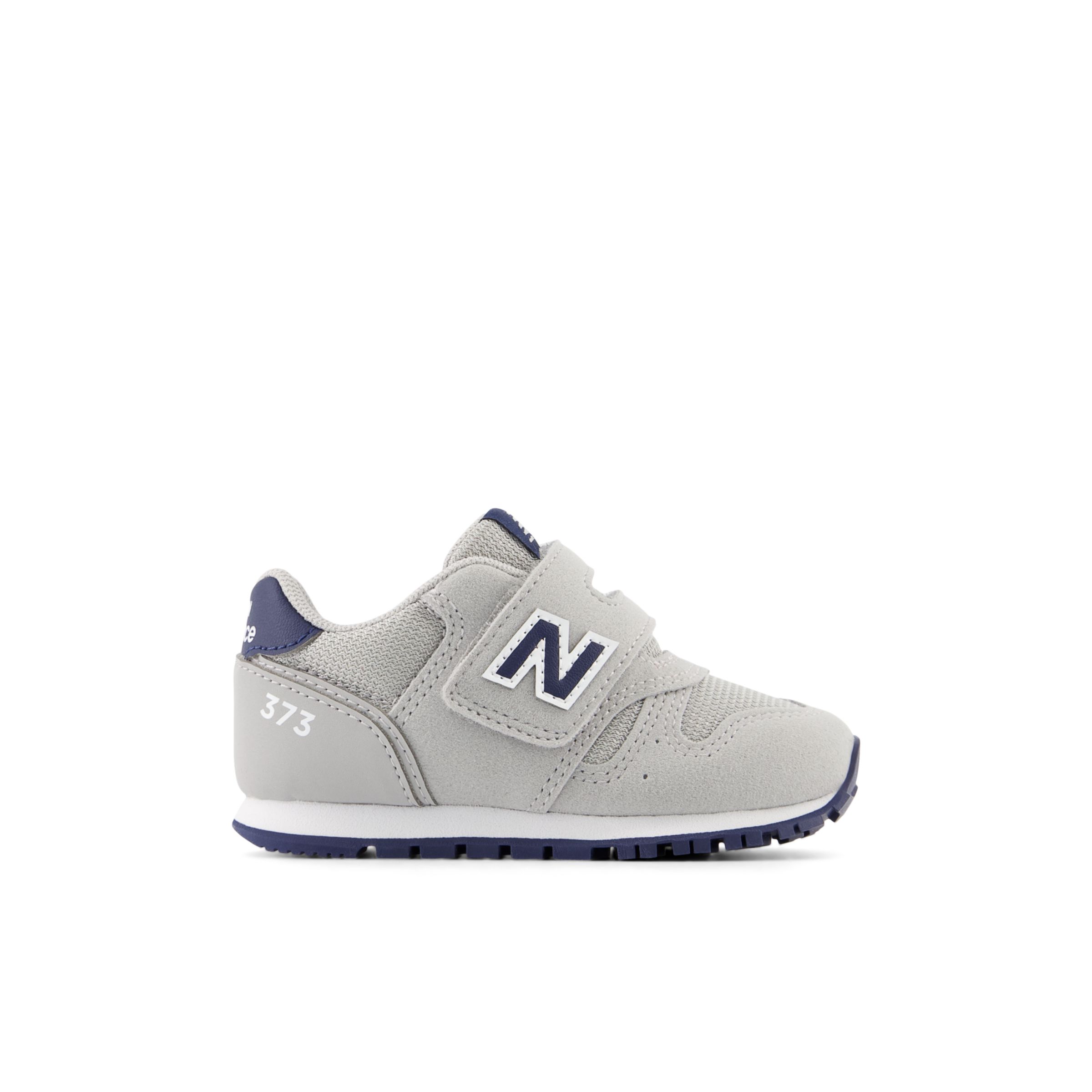 New Balance Kids' 373 Hook and Loop en Gris/Bleu, Synthetic, Taille 24