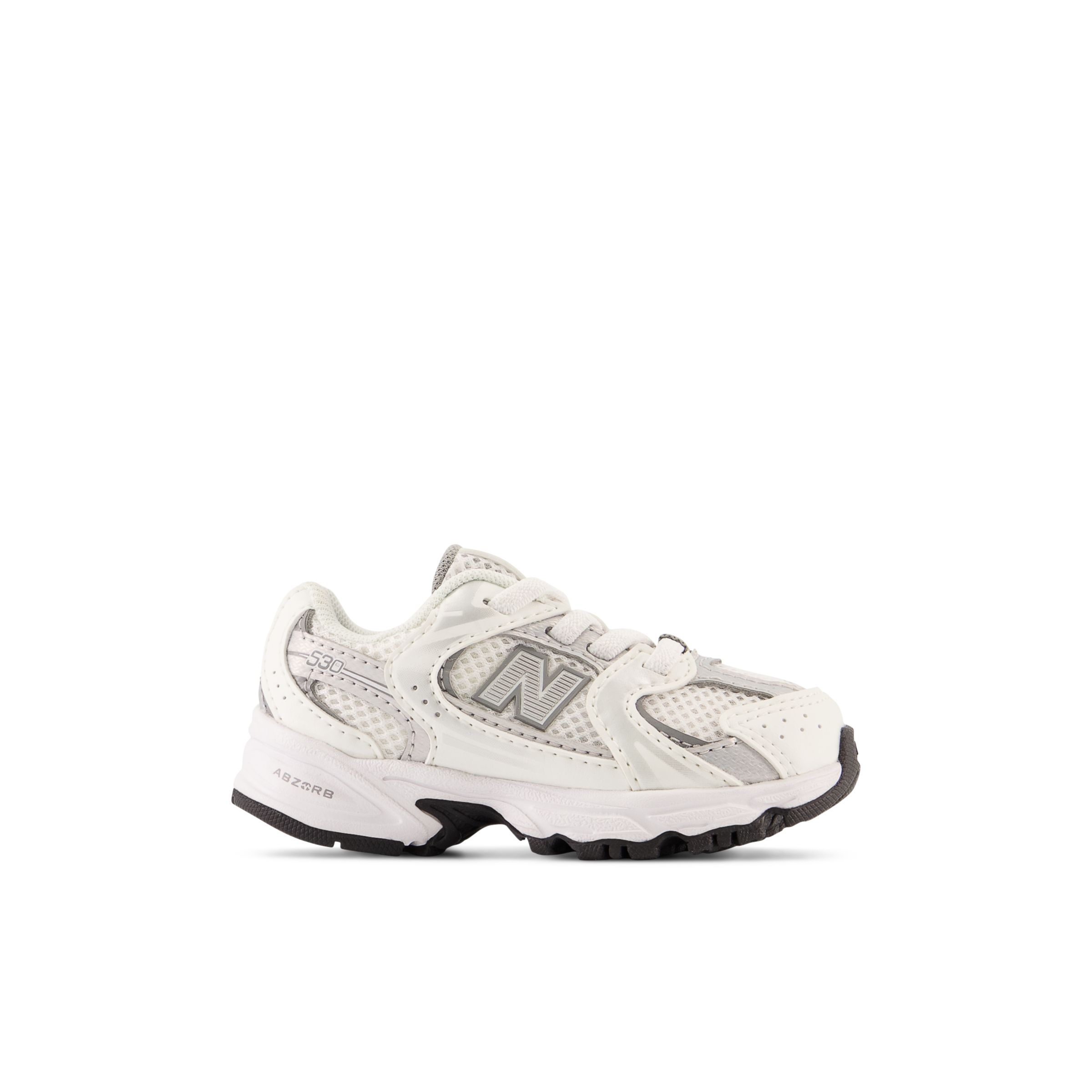 

New Balance Enfant 530 Bungee en Blanc/Gris, Synthetic, Taille 18.5
