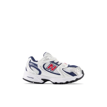 Kids white cheap new balance