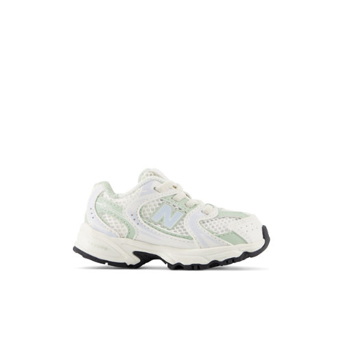 New Balance Enfant 530 Bungee en Blanc/Vert, Synthetic, Taille 23.5