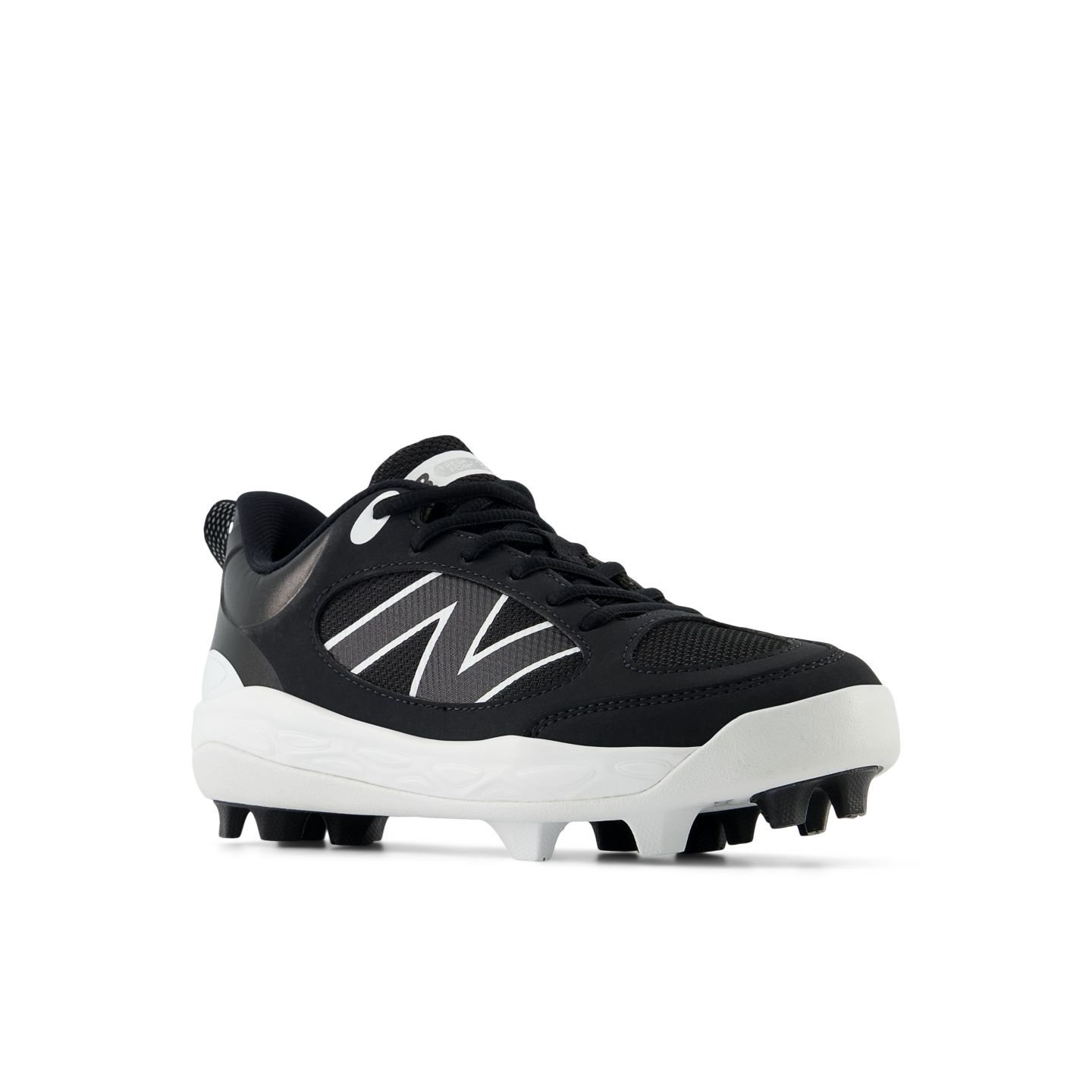 Детские кроссовки New Balance Fresh Foam 3000v7 Rubber Molded, цвет: Чёрный / Белый — фото 2