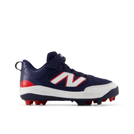 3000v7 Youth Rubber Molded, Team Navy with White with Team Red, JA3000H7