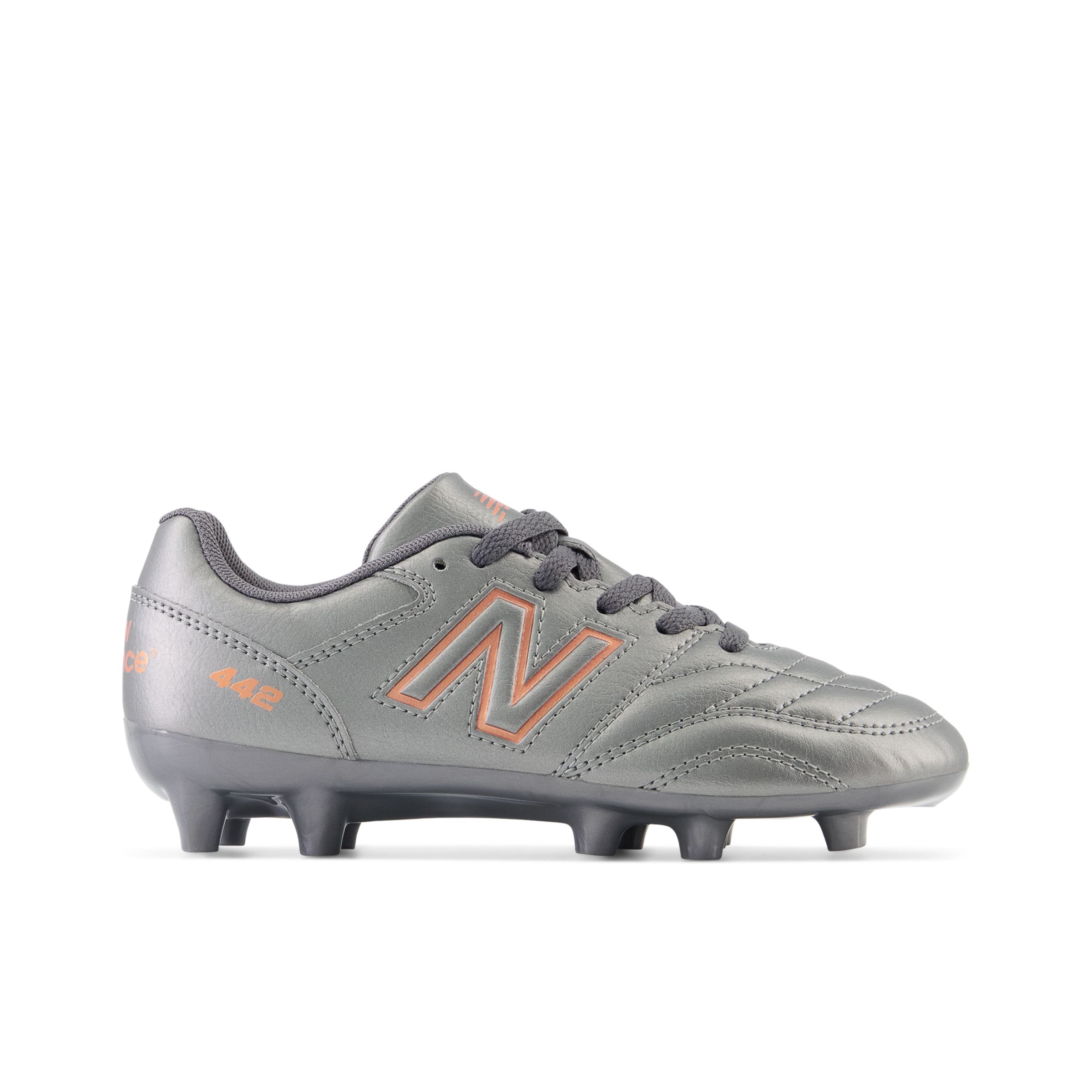 

New Balance Enfant 442 v2 Academy Junior FG en Gris/Bleu/Marron, Synthetic, Taille 32.5