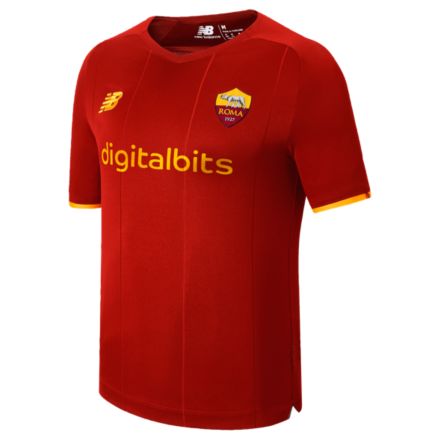 AS Roma Home Junior SS Jersey - New Balance