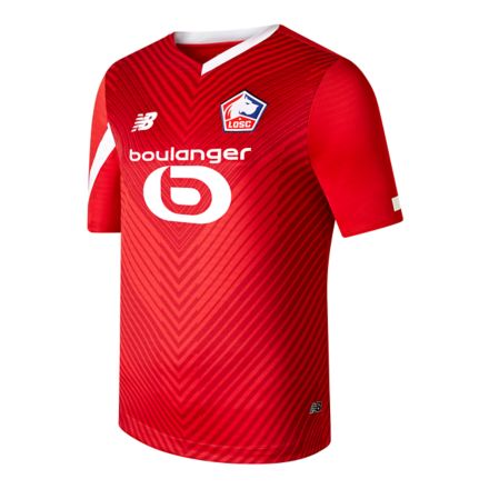 Enfant Lille LOSC Home Youth Short Sleeve Jersey New Balance