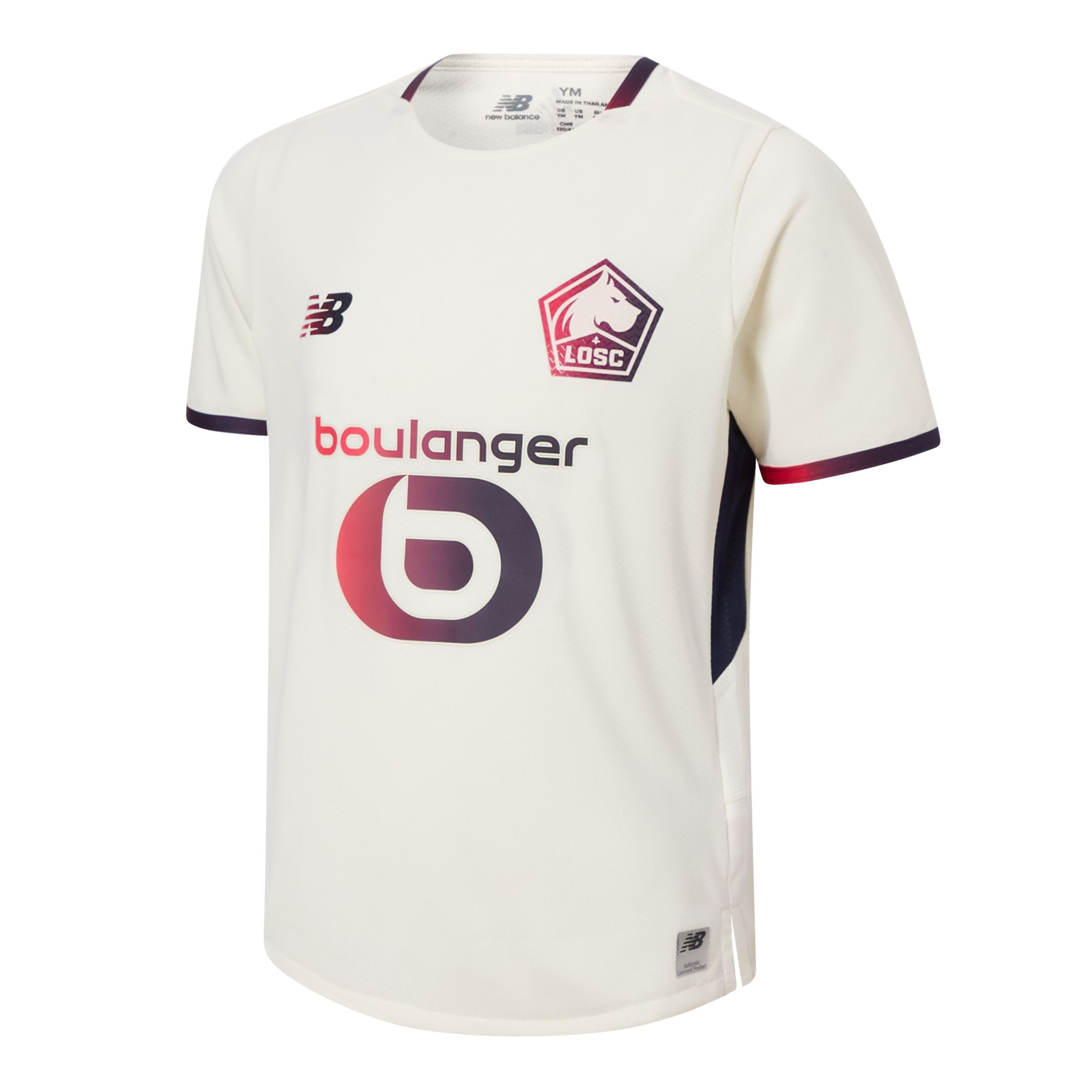 【New Balance】☆お洒落☆Lille LOSC Home Short Sleeve Jersey Lille LOSC Home Short Sleeve Jersey - New Balance