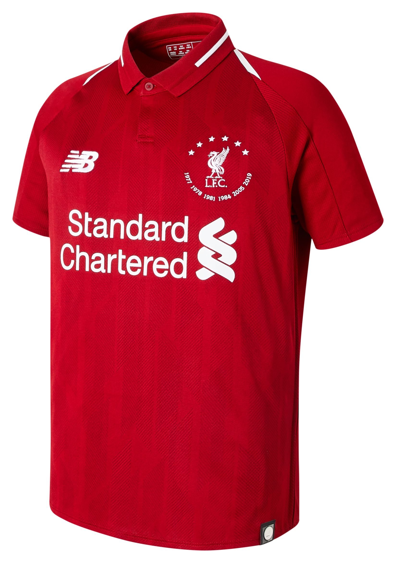 LFC 6 Times 18/19 Home SS JNR Jersey - New Balance