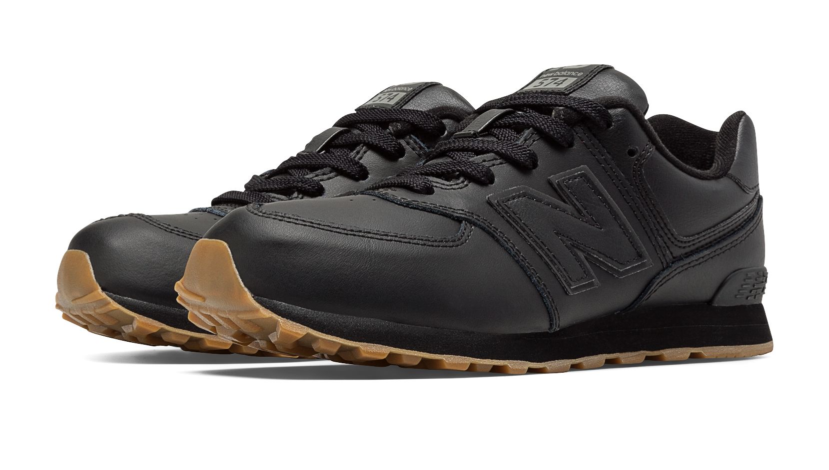new balance 574 leather black new balance 574 leather black