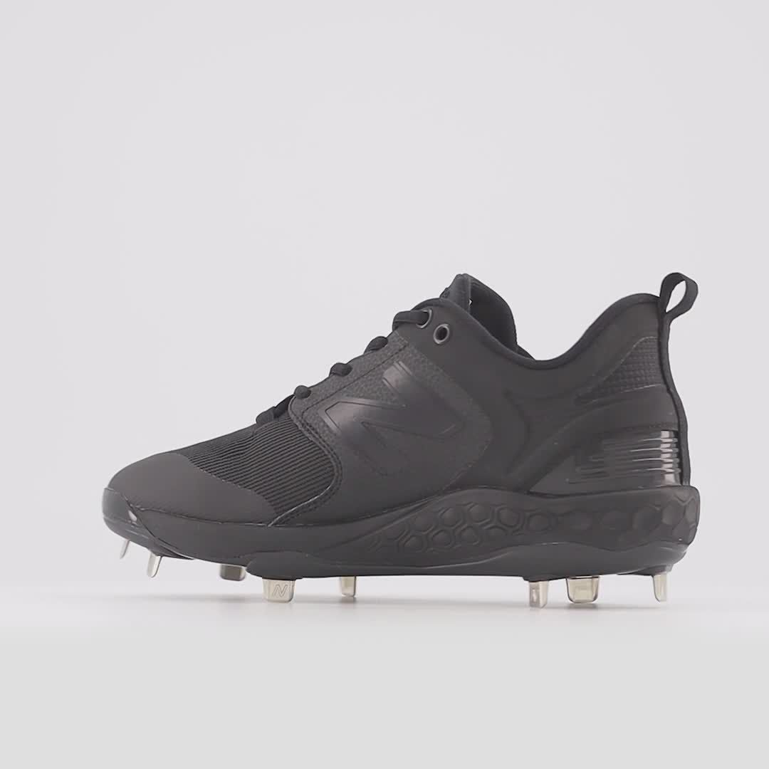 All black 2024 new balance cleats