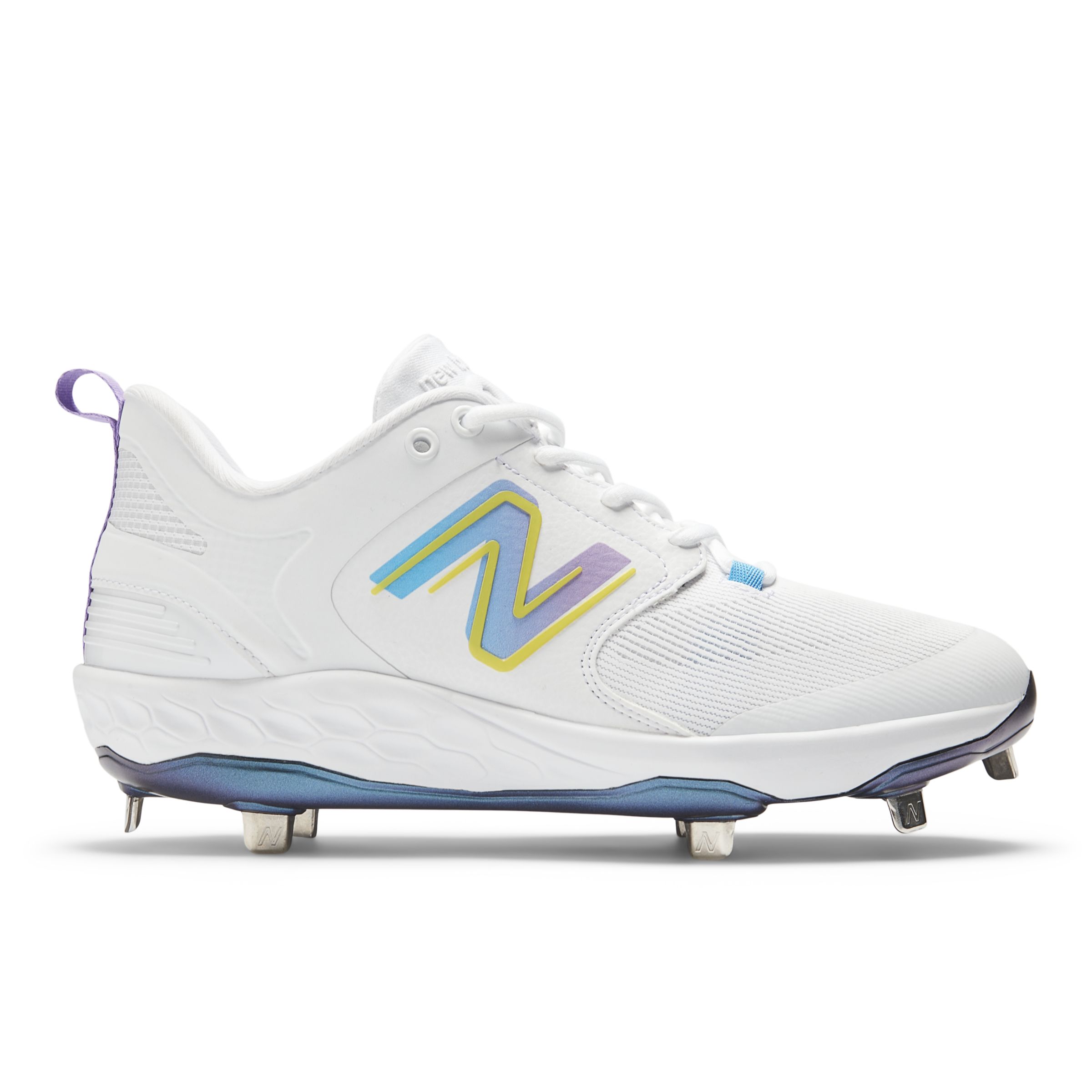 

New Balance Men's Fresh Foam X 3000v6 Unity of Sport White/Purple/Blue - White/Purple/Blue