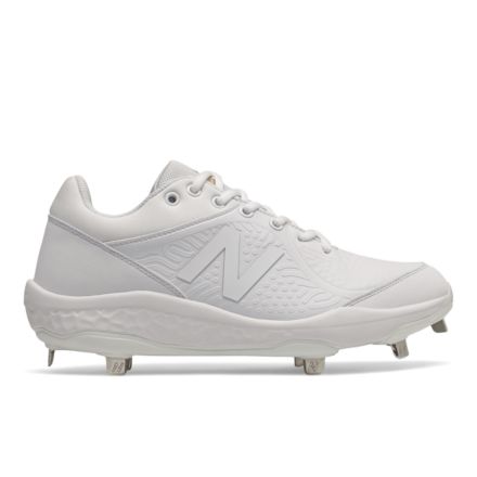 black and white new balance cleats