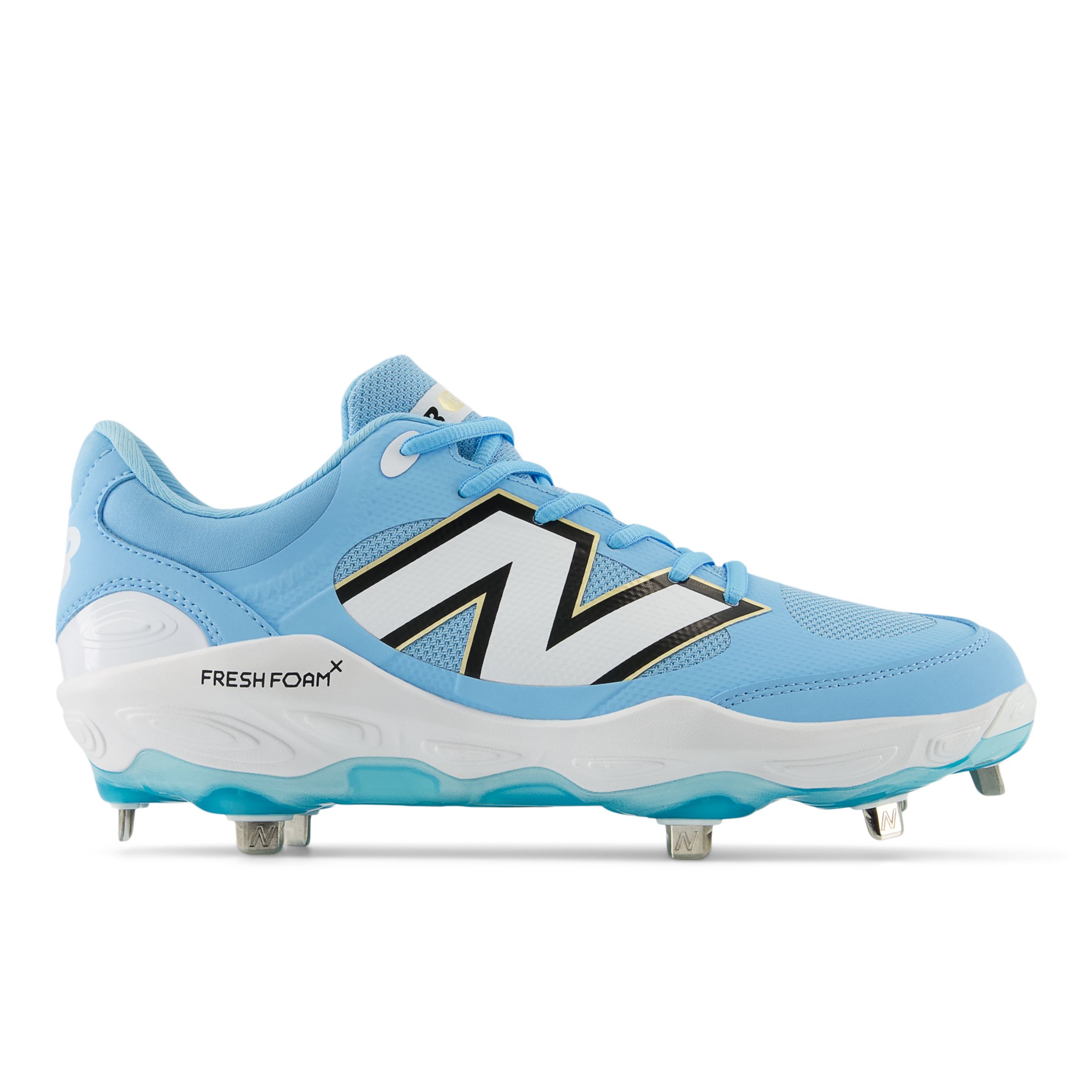 New balance baby blue cleats deals