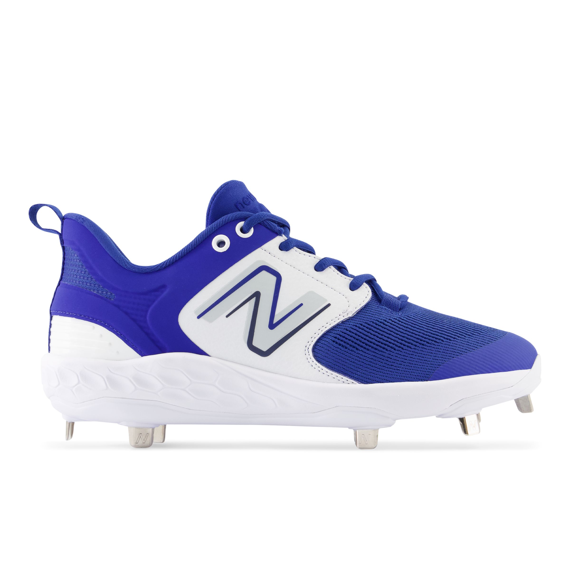 New Balance Men's Fresh Foam 3000V6 Low Molded Baseball Cleats Light Blue/White  Medium 9.5 9.5 Medium US/Light Blue