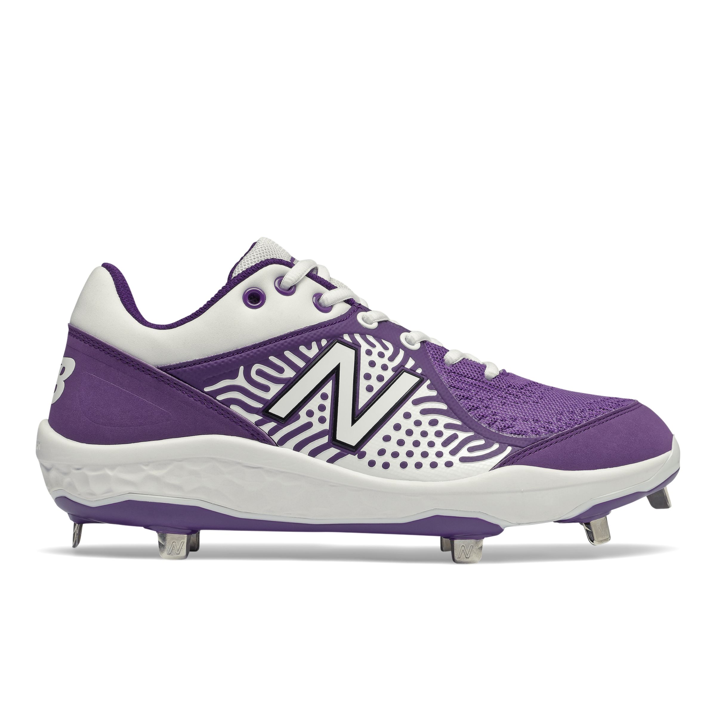 

New Balance Men's Fresh Foam 3000 v5 Metal White/Purple - White/Purple