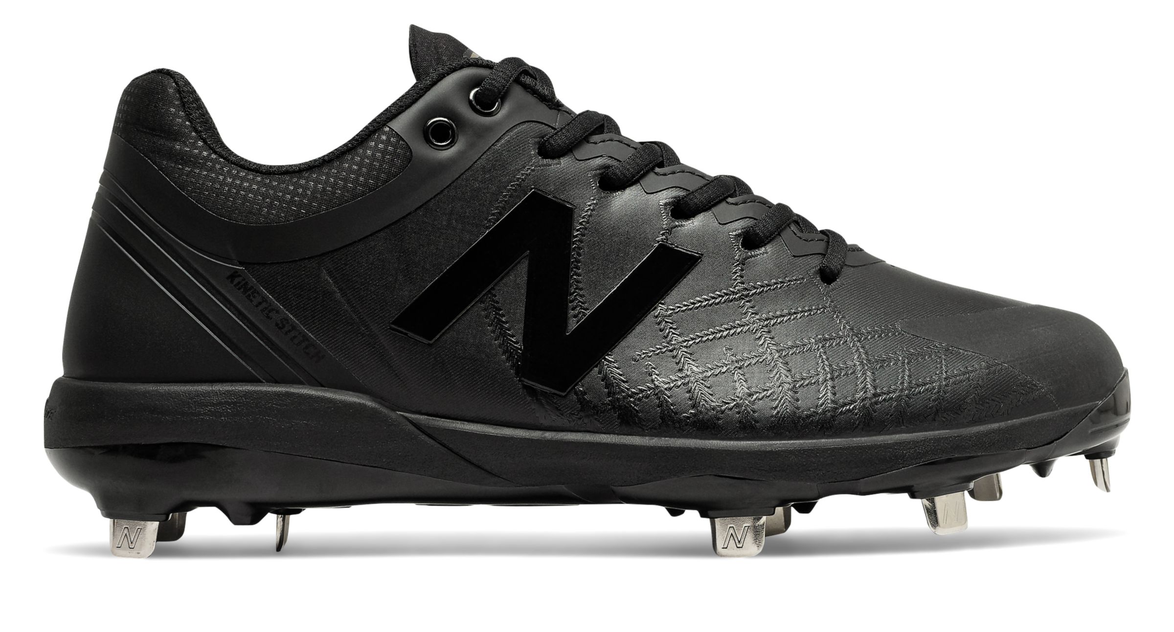 youth black and gold baseball cleats