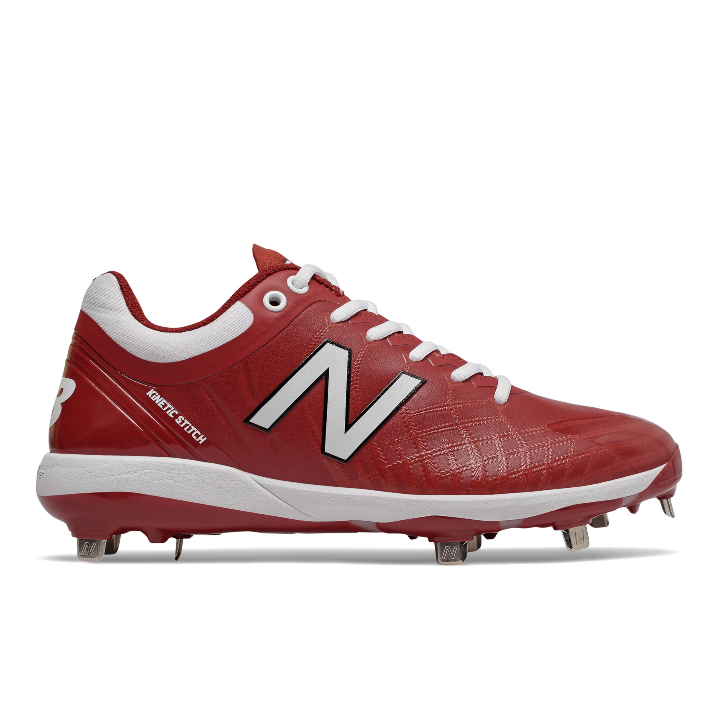 new balance red cleats