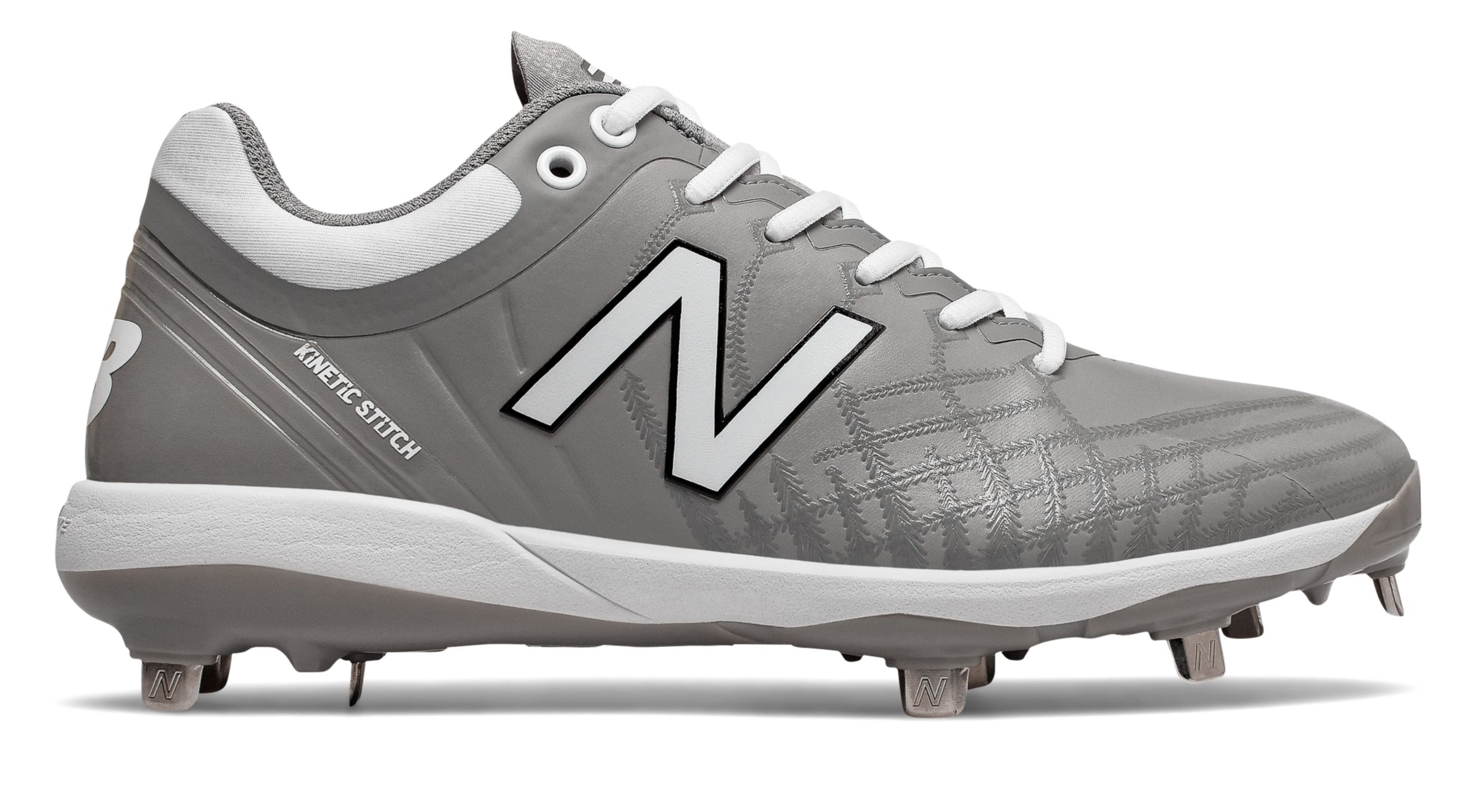 grey new balance cleats