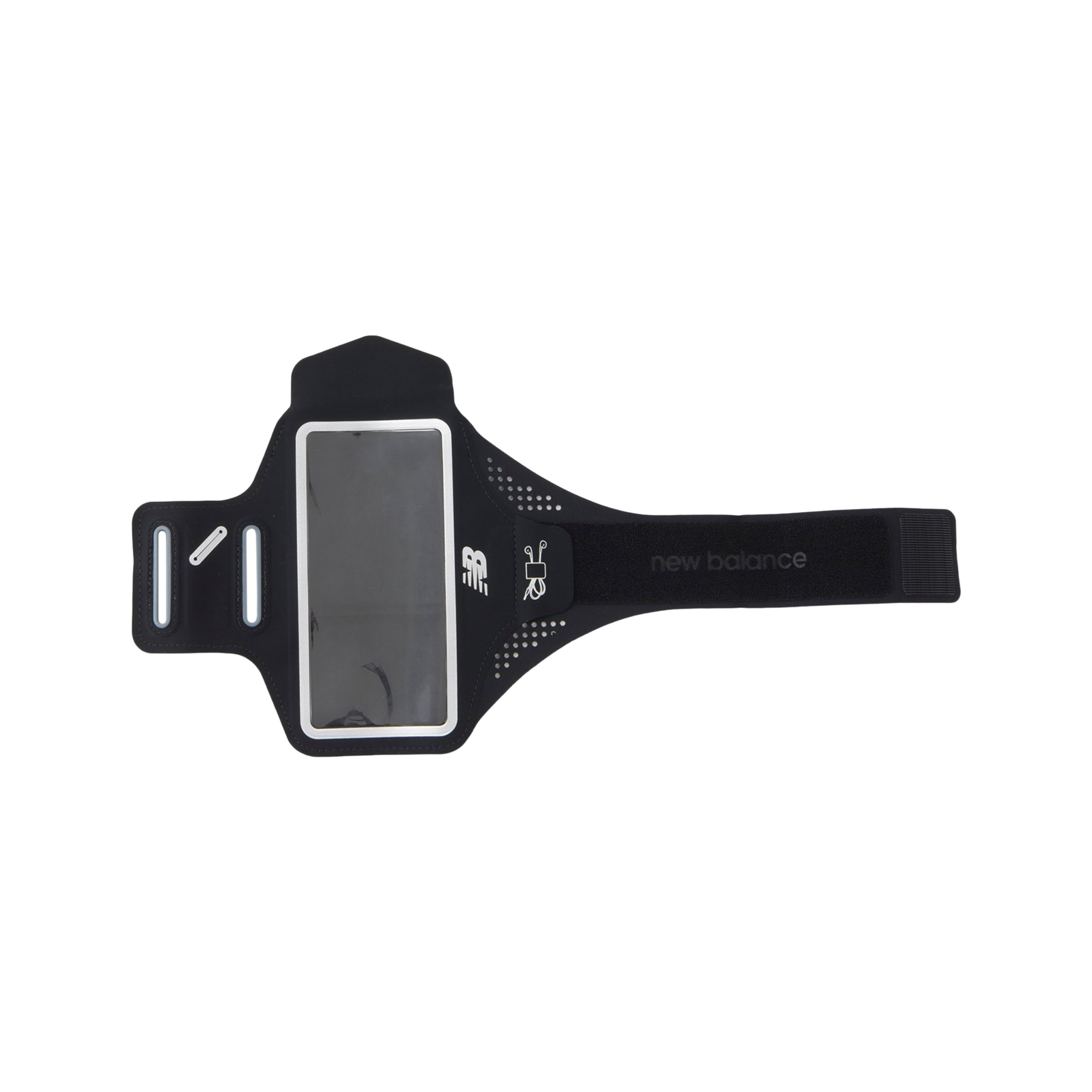 New Balance  Unisex Running Phone Pouch i Svart Nylon, Storlek OSZ