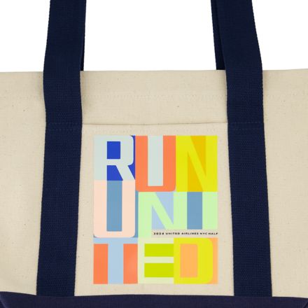 United Airlines Half Canvas Tote