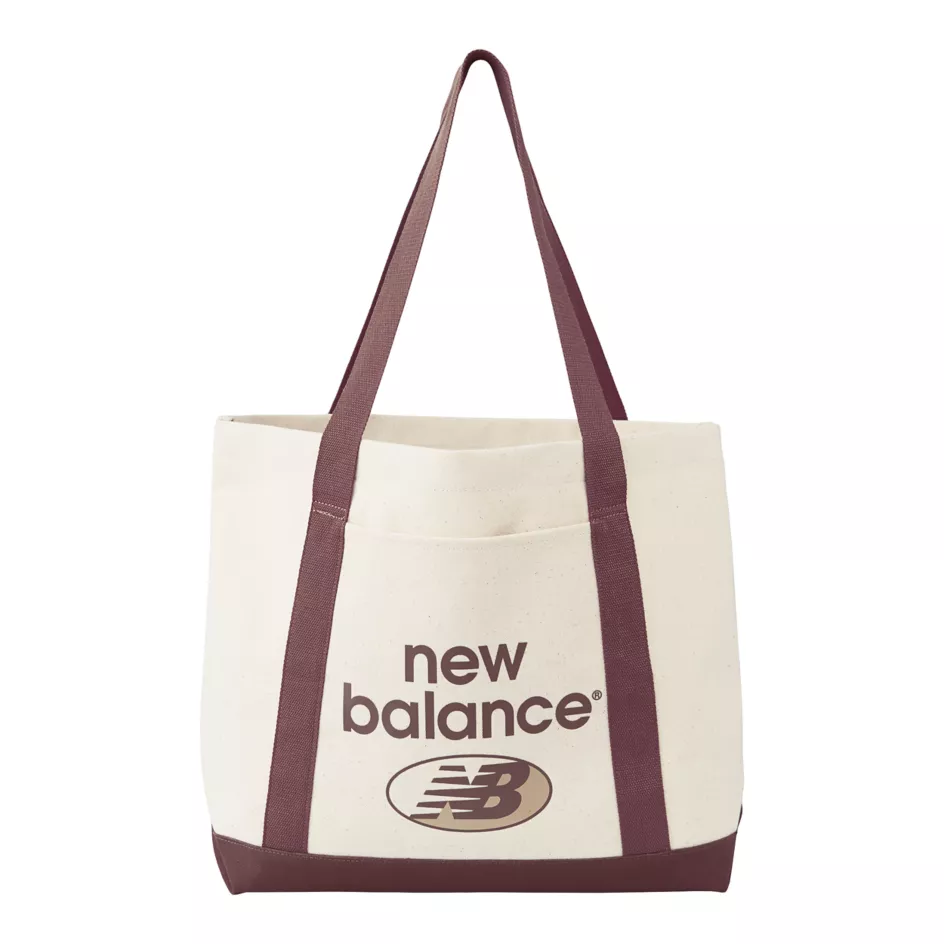 New Balance Mono Canvas Tote Bag Beige