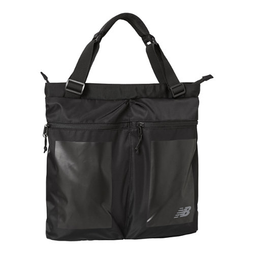 New Balance Unisex Duel Pockets Tote In Black