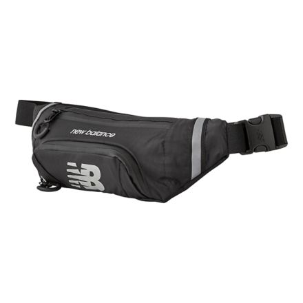 New Balance – Petit sac de sport de voyage avec poignées de transport et  bandoulière, noir, noir