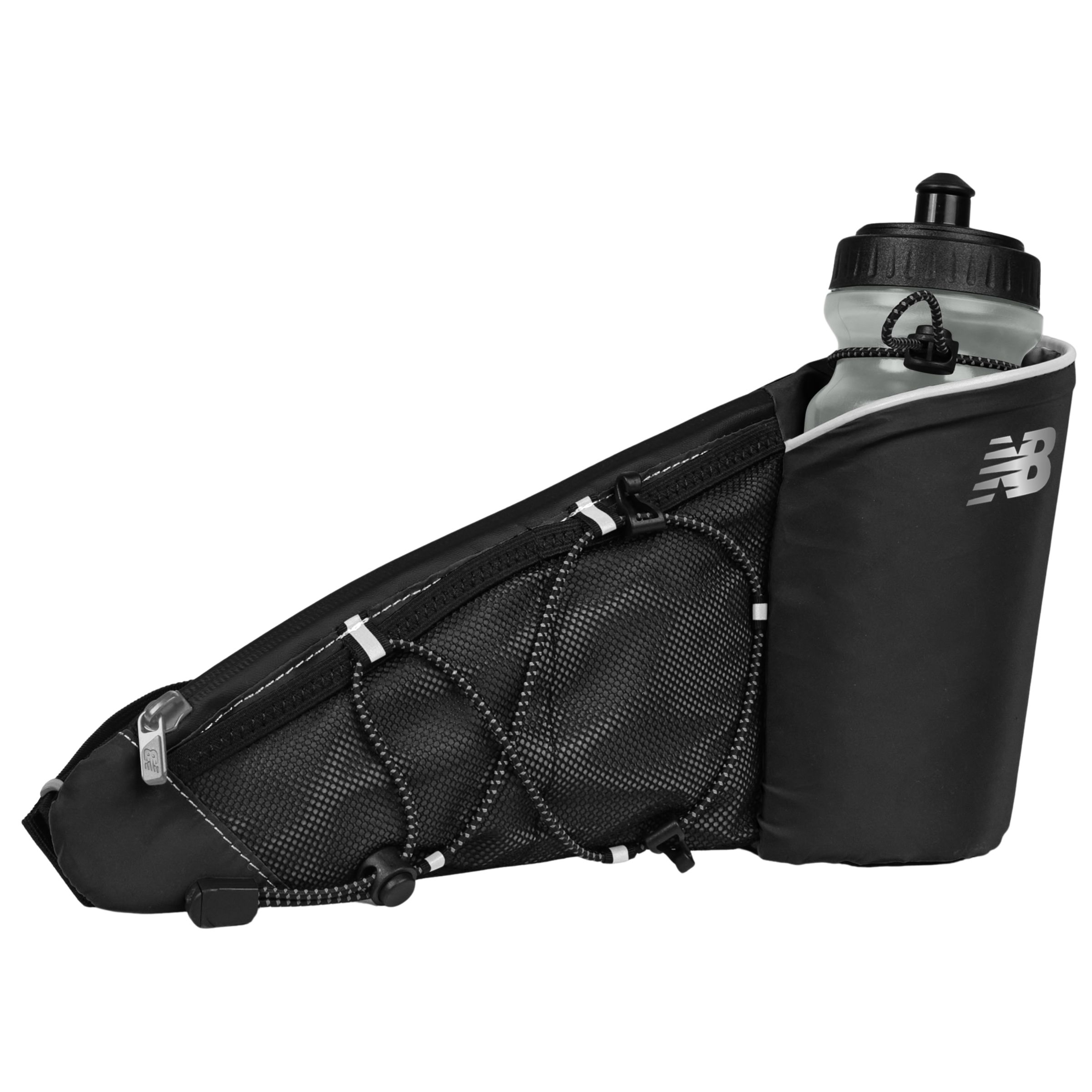 New Balance Unisex Performance Bottle Waist Belt In Black