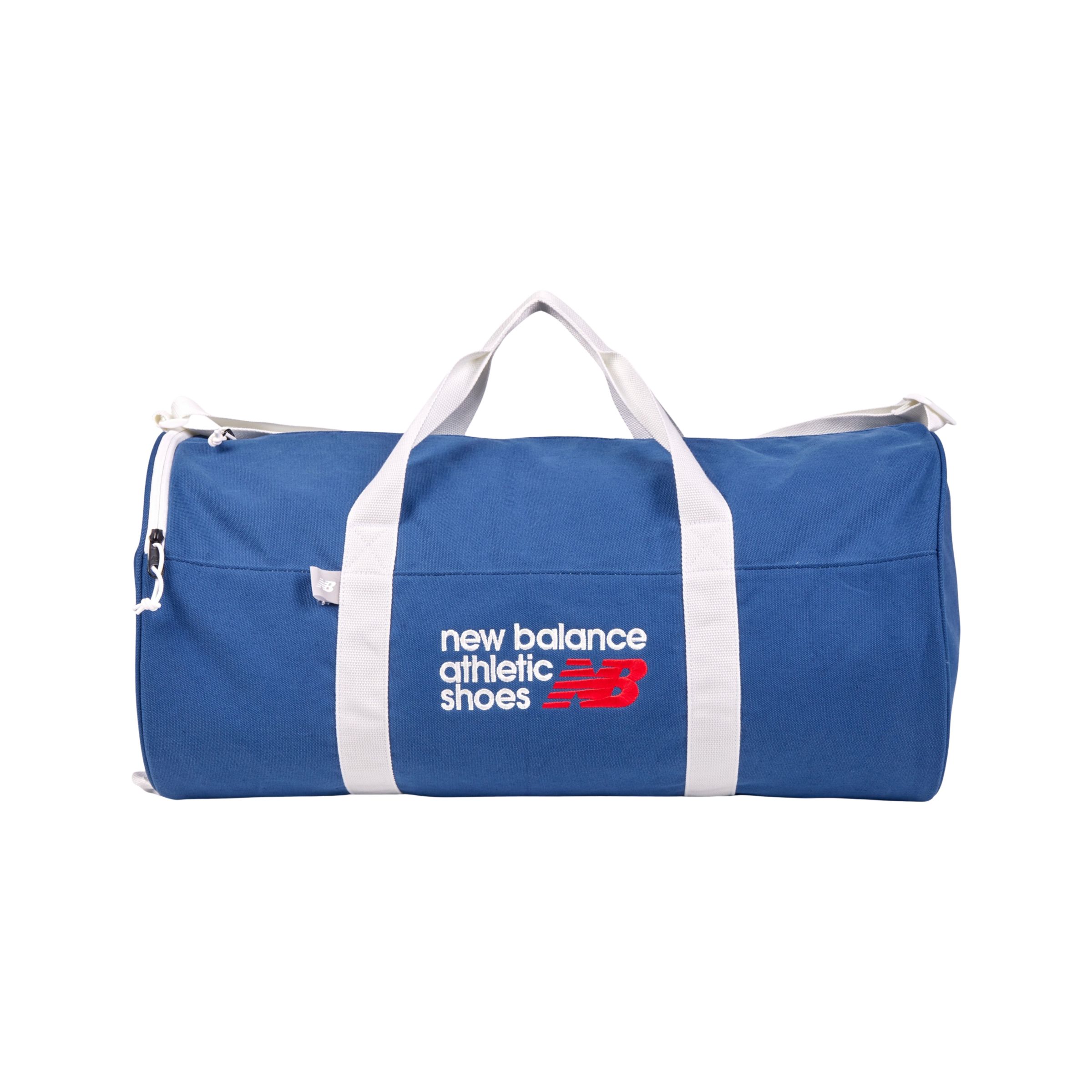 New Balance Unisex Canvas Duffle in Blue Polyester, size OSZ
