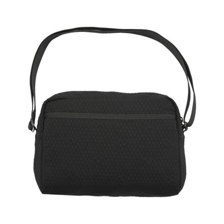 キルトジャガードショルダーポーチ, BLACK, LAB55710BK