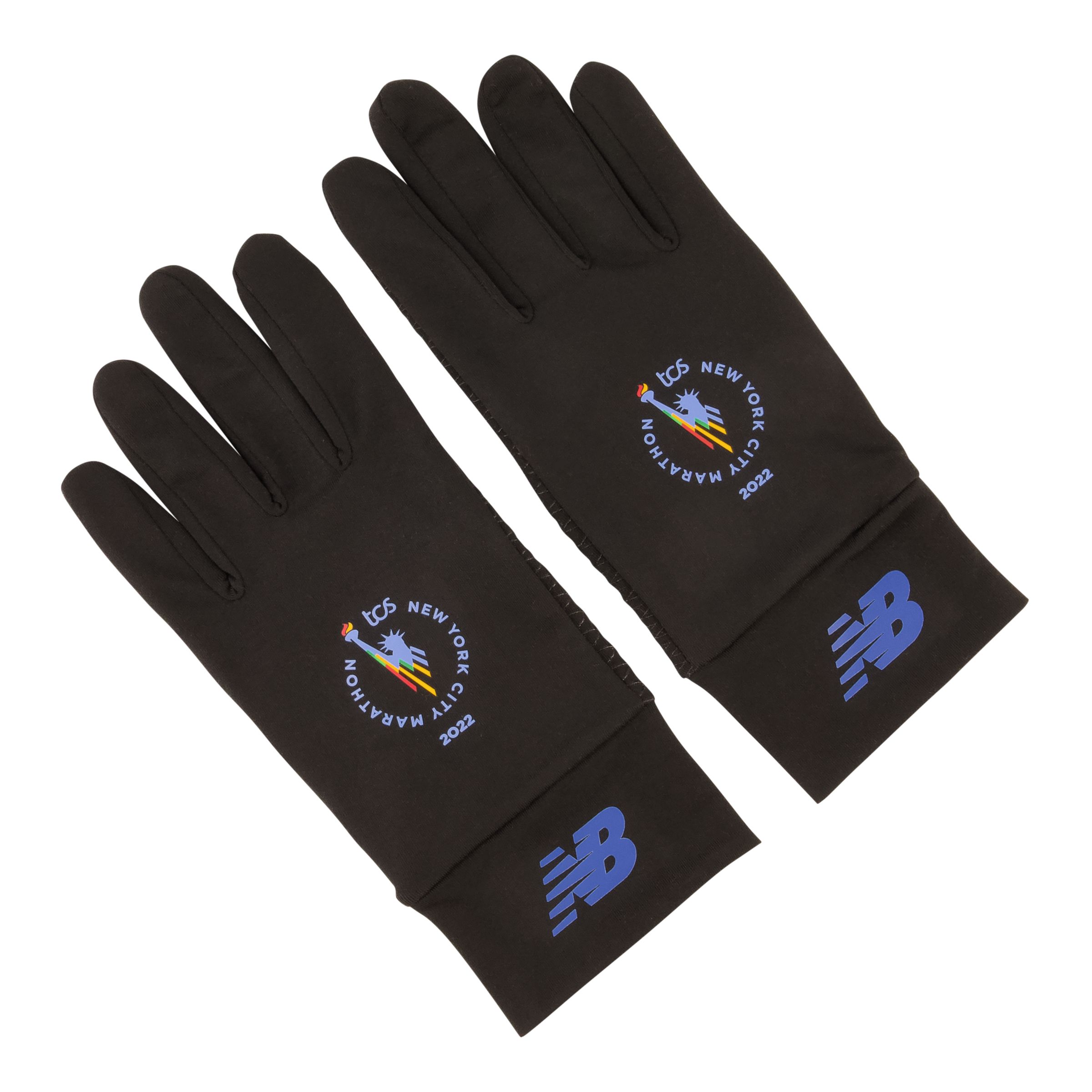 

New Balance Unisex NYC Marathon Lightweight Gloves Black - Black