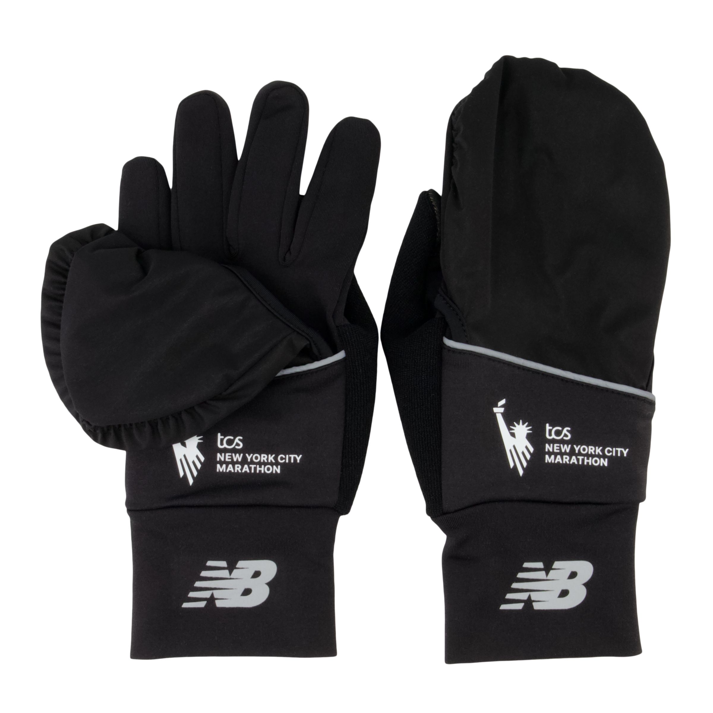 

New Balance Unisex NYC Marathon Grid Fleece Glove Black - Black