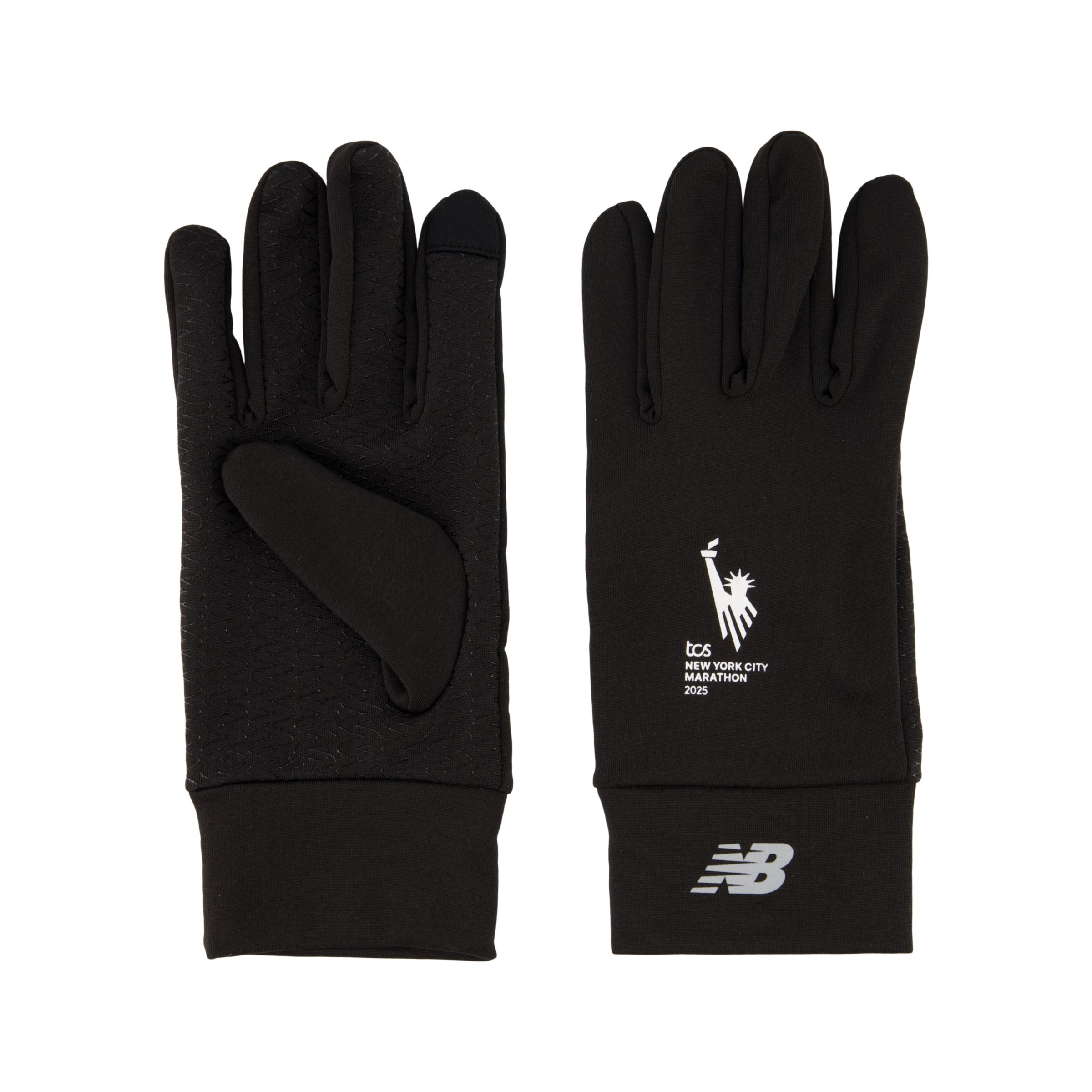 New Balance Unisex Nyc Marathon Lightweight Glove In Black