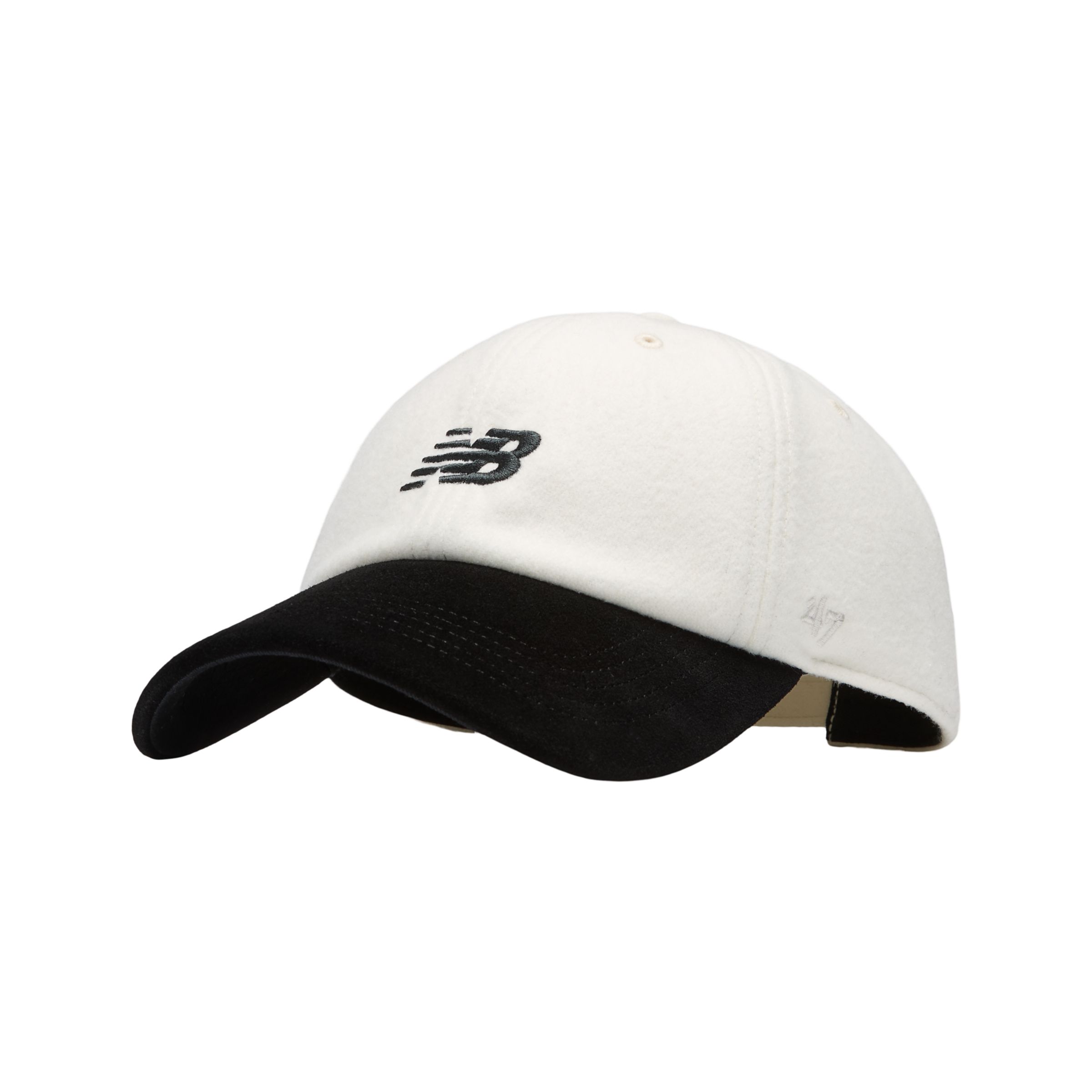 New Balance Unisex '47 Clean Up Wool Suede Hat In White