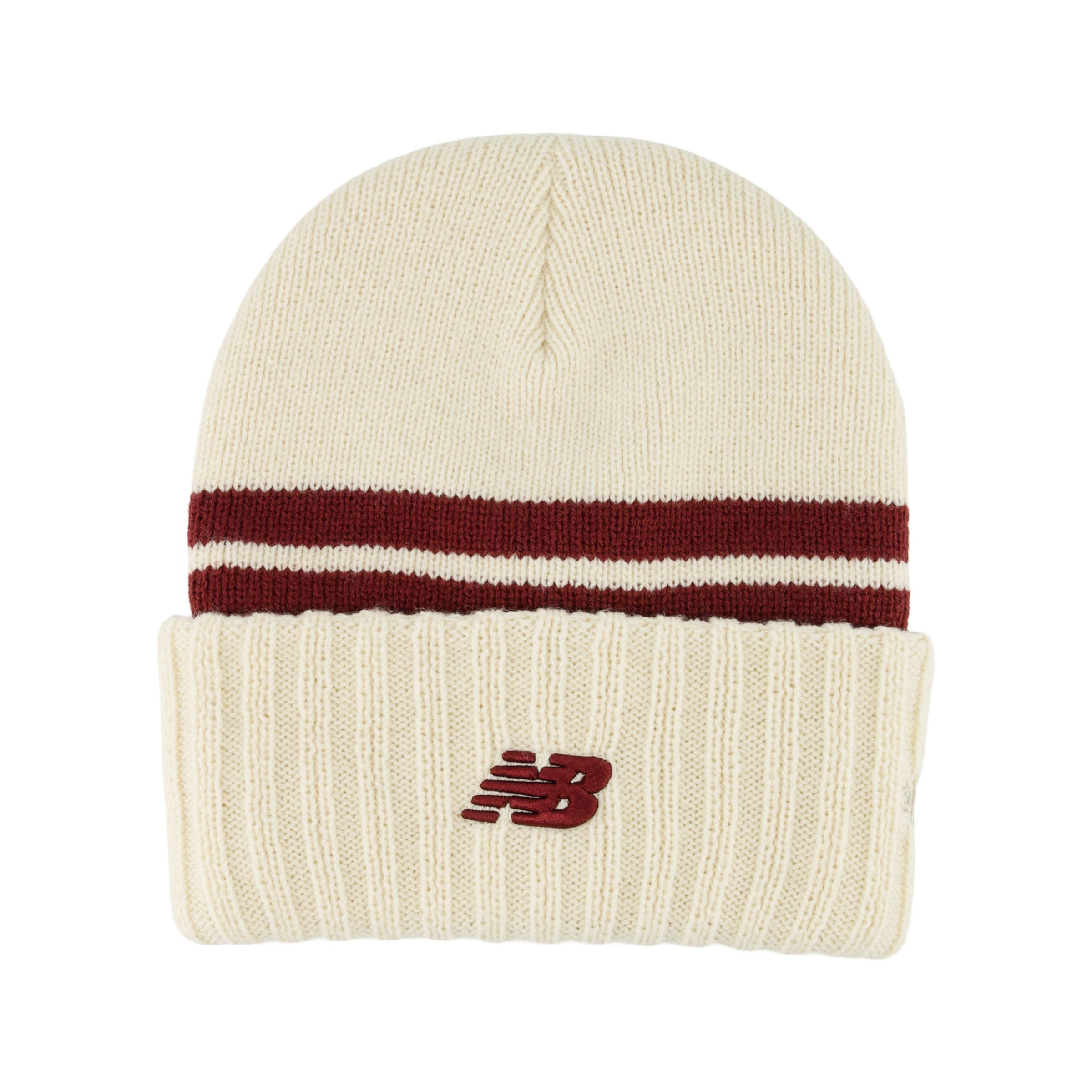 New Balance Unisex '47 Striped Knit Hat In Sand
