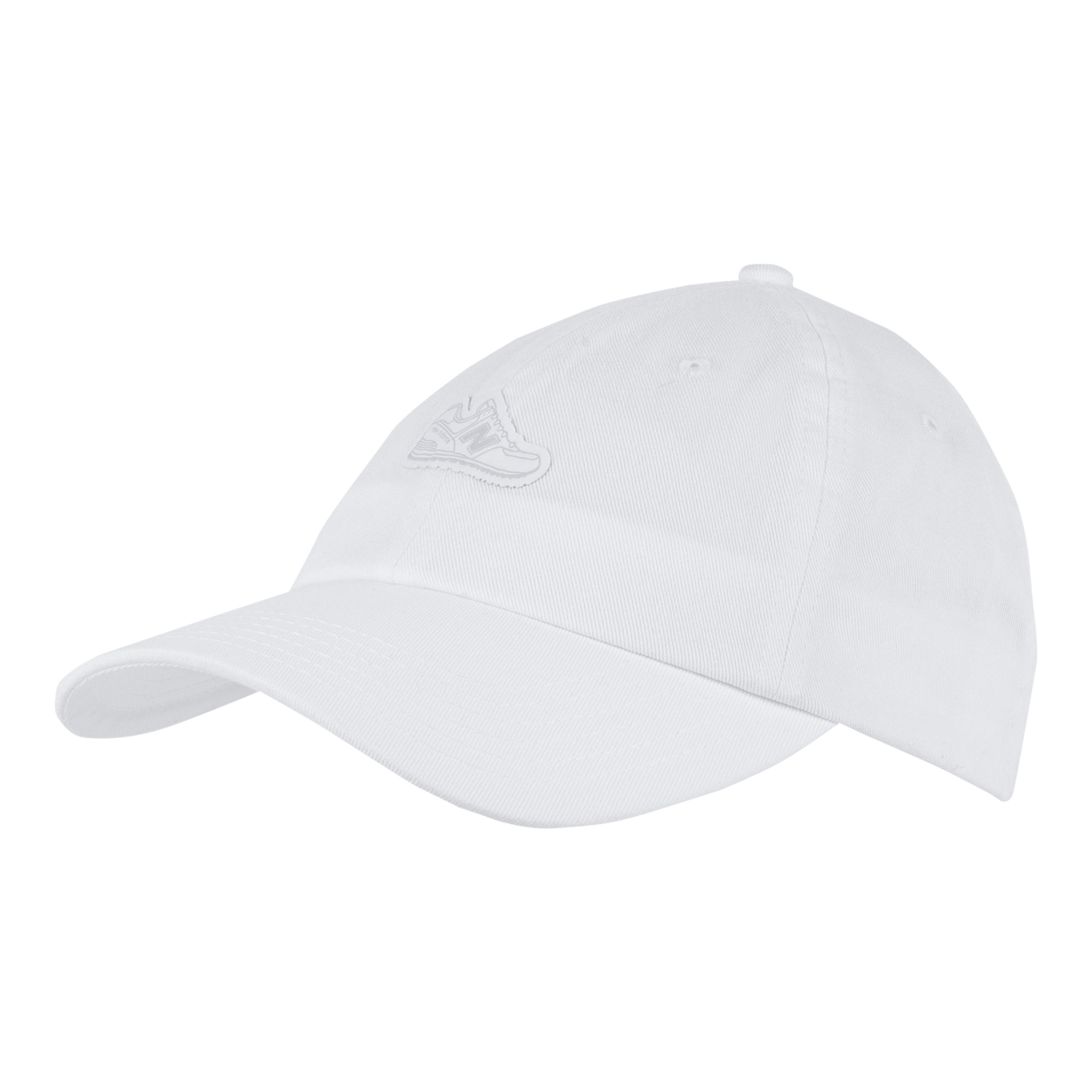 New Balance Unisexe NB Dad Hat en White/blanc, Cotton, Taille OSZ