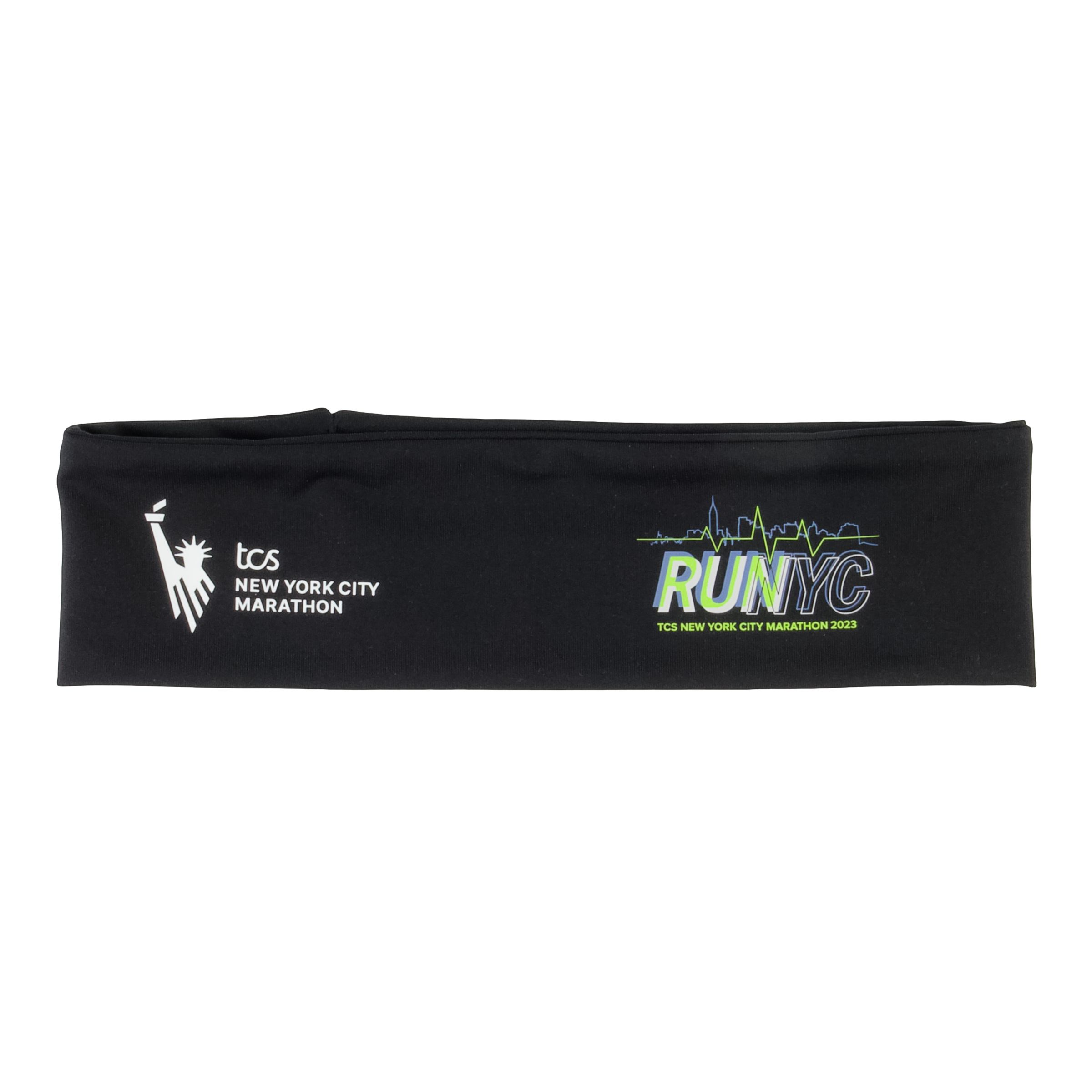 

New Balance Unisex NYC Marathon Stretch Headband Black - Black