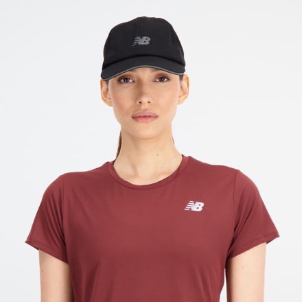 6 Panel Performance Hat, BLACK, LAH13002BK