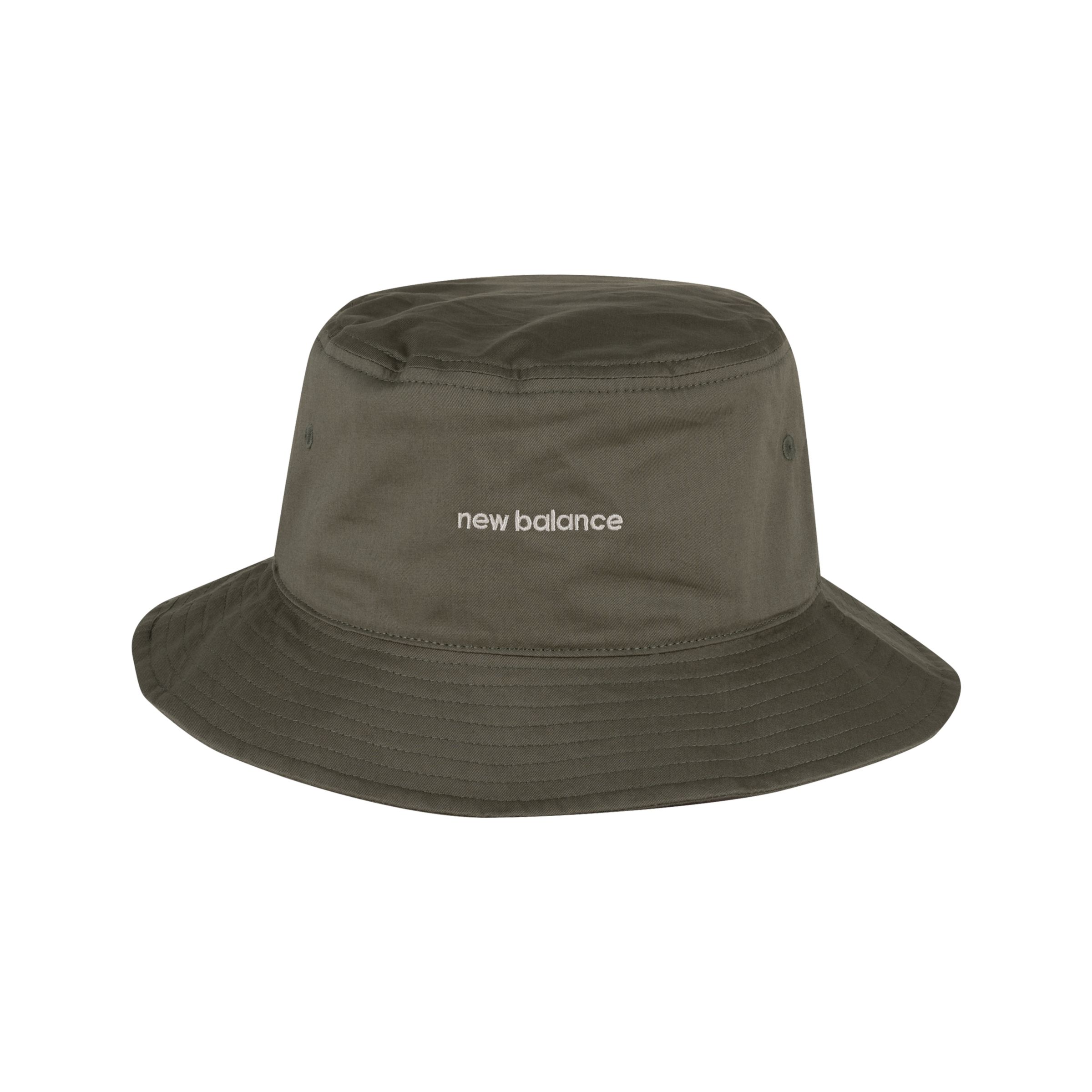 new balance unisexe chapeau nb bucket en vert, cotton, taille osz