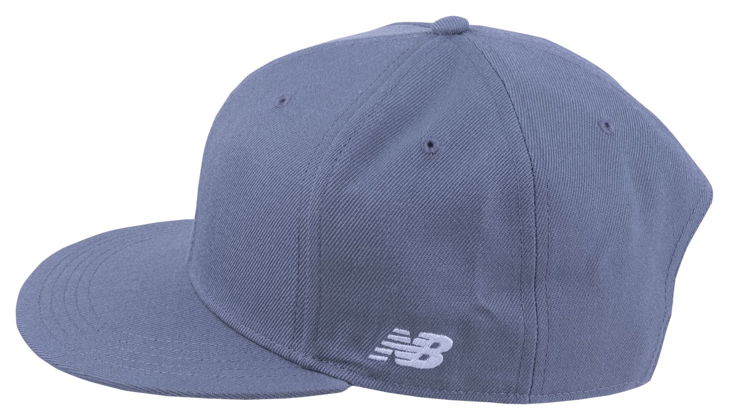 Мужской головной убор New Balance Team Flat Brim Hat, цвет: Графитовый металлик — фото 3