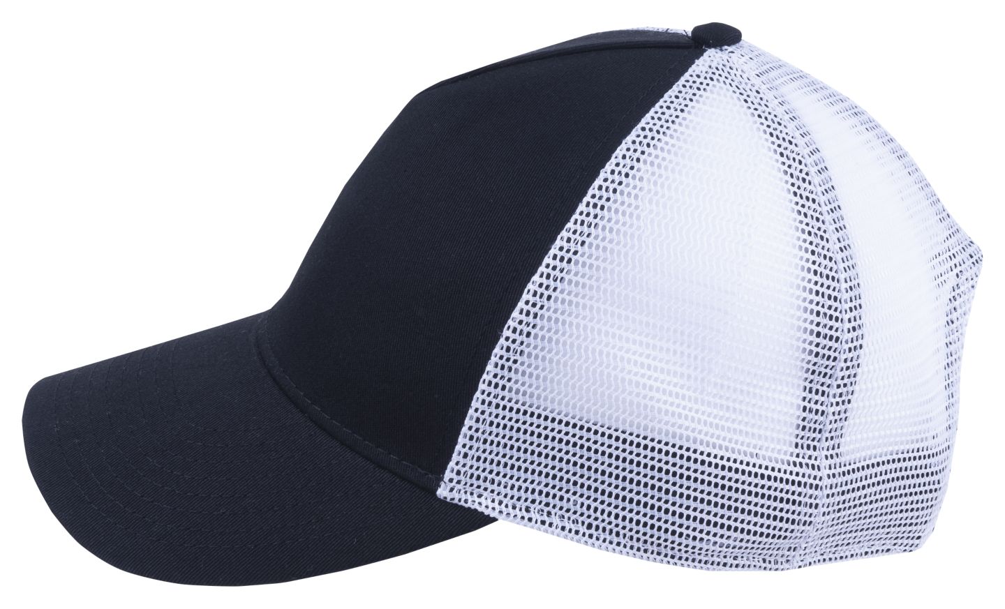 Мужская кепка New Balance Team Trucker Hat, цвет: Чёрный — фото 3