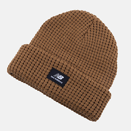 New Balance Waffle Knit Cuffed Beanie, LAH13033WWK image number null