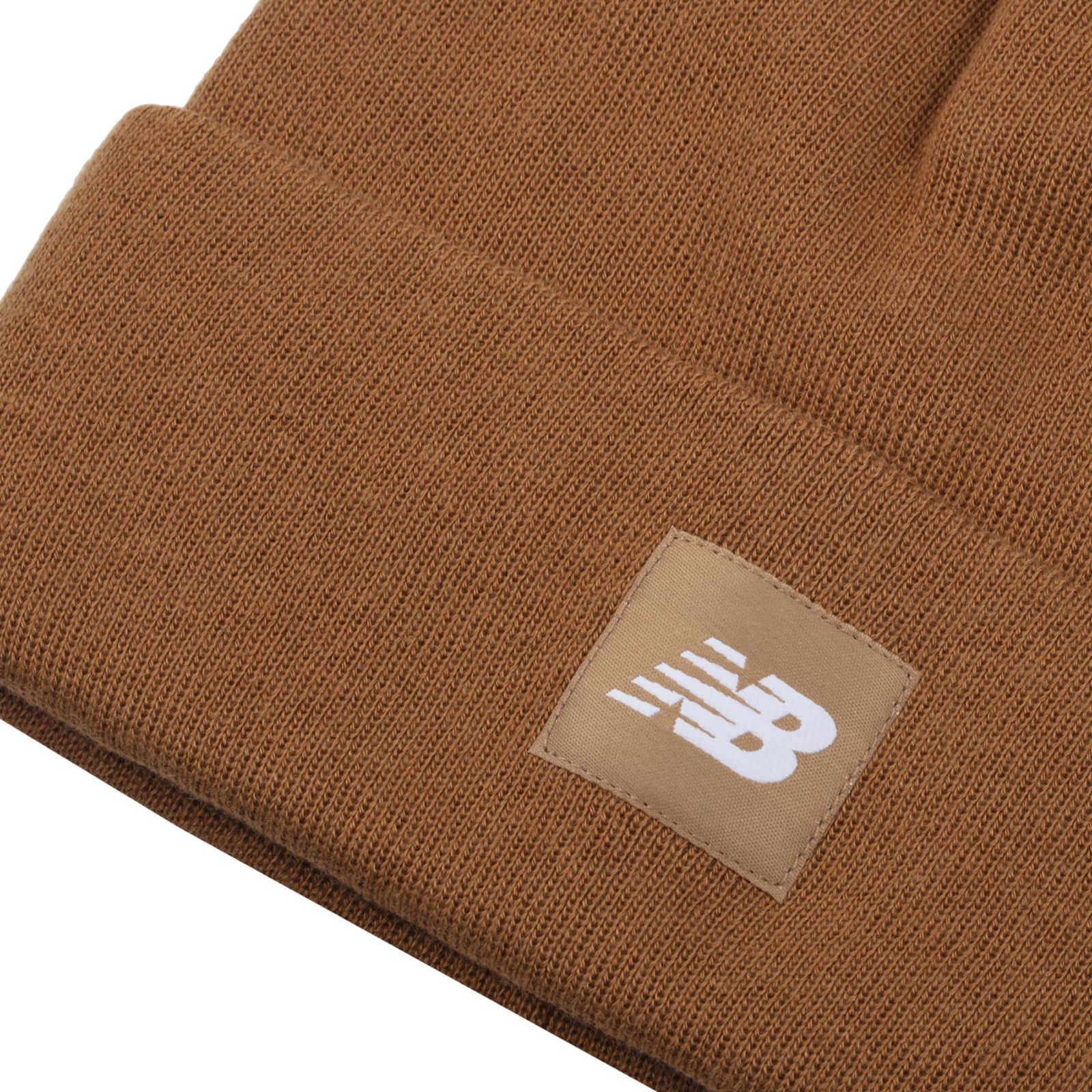 Мужские шапки New Balance Cuffed Beanie Flying NB Logo — фото 2