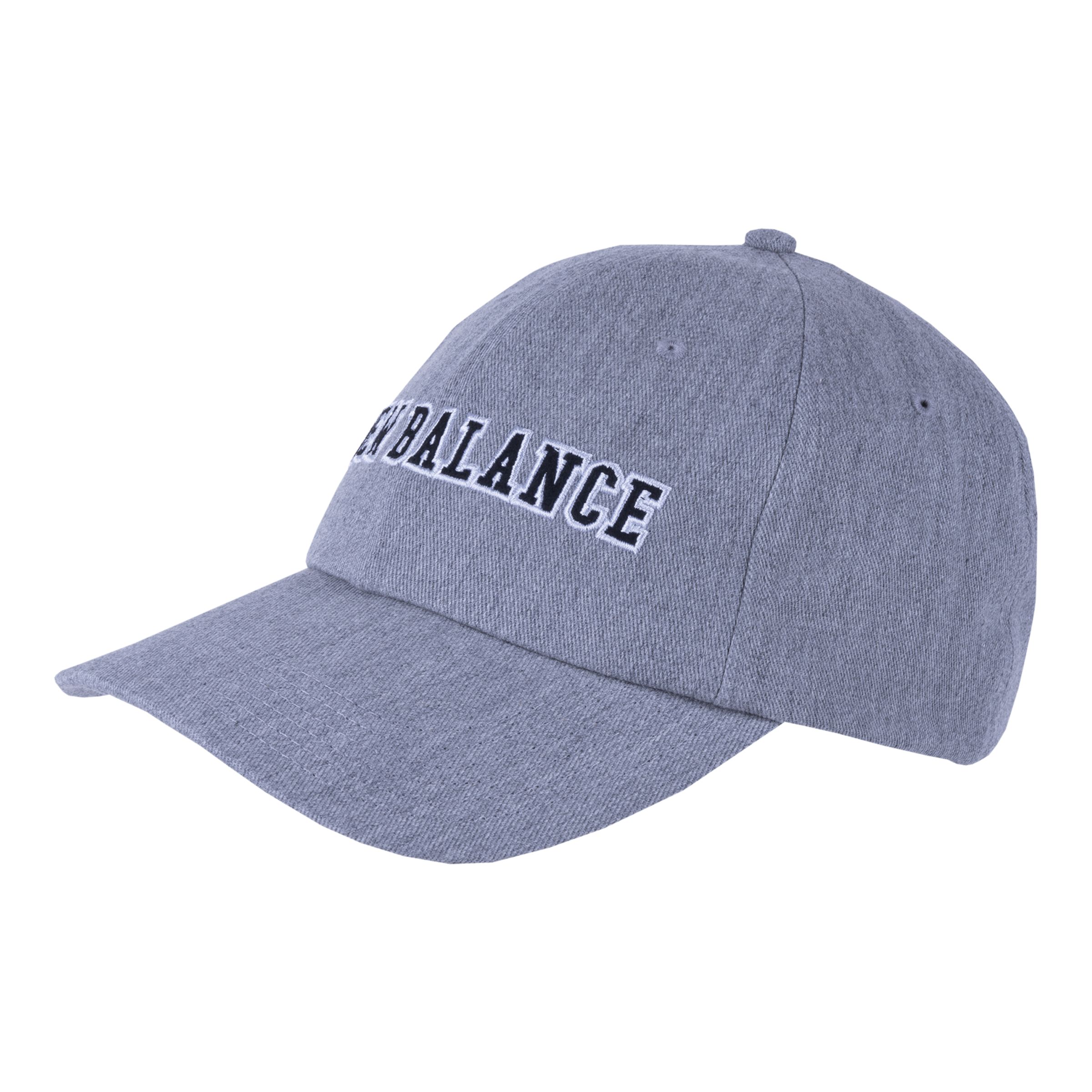 New Balance Unisex Chap?u NB Logo in Cinza, Cotton, Tamanho OSZ